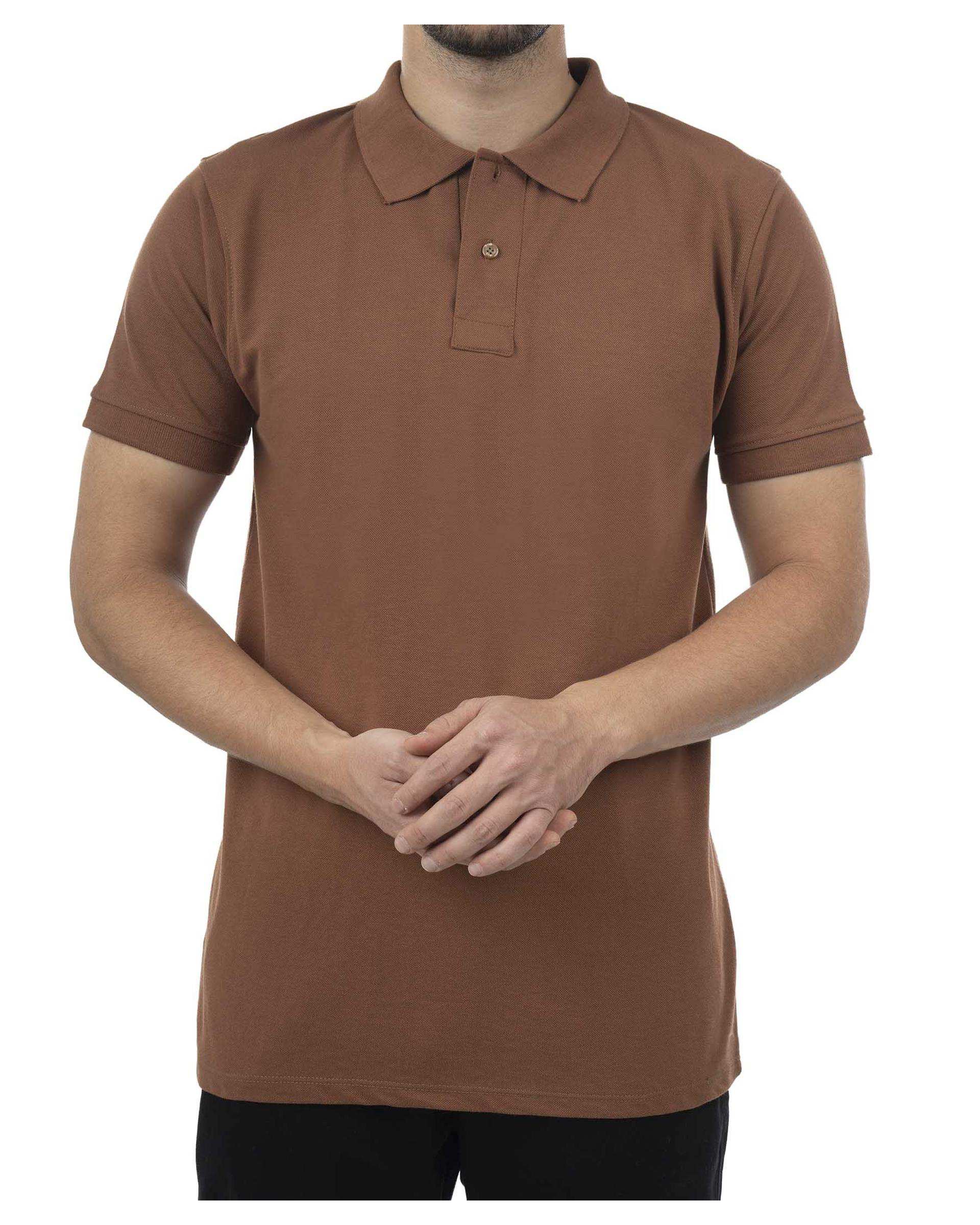پولوشرت مردانه قهوه ای پاتر Potter کد 146