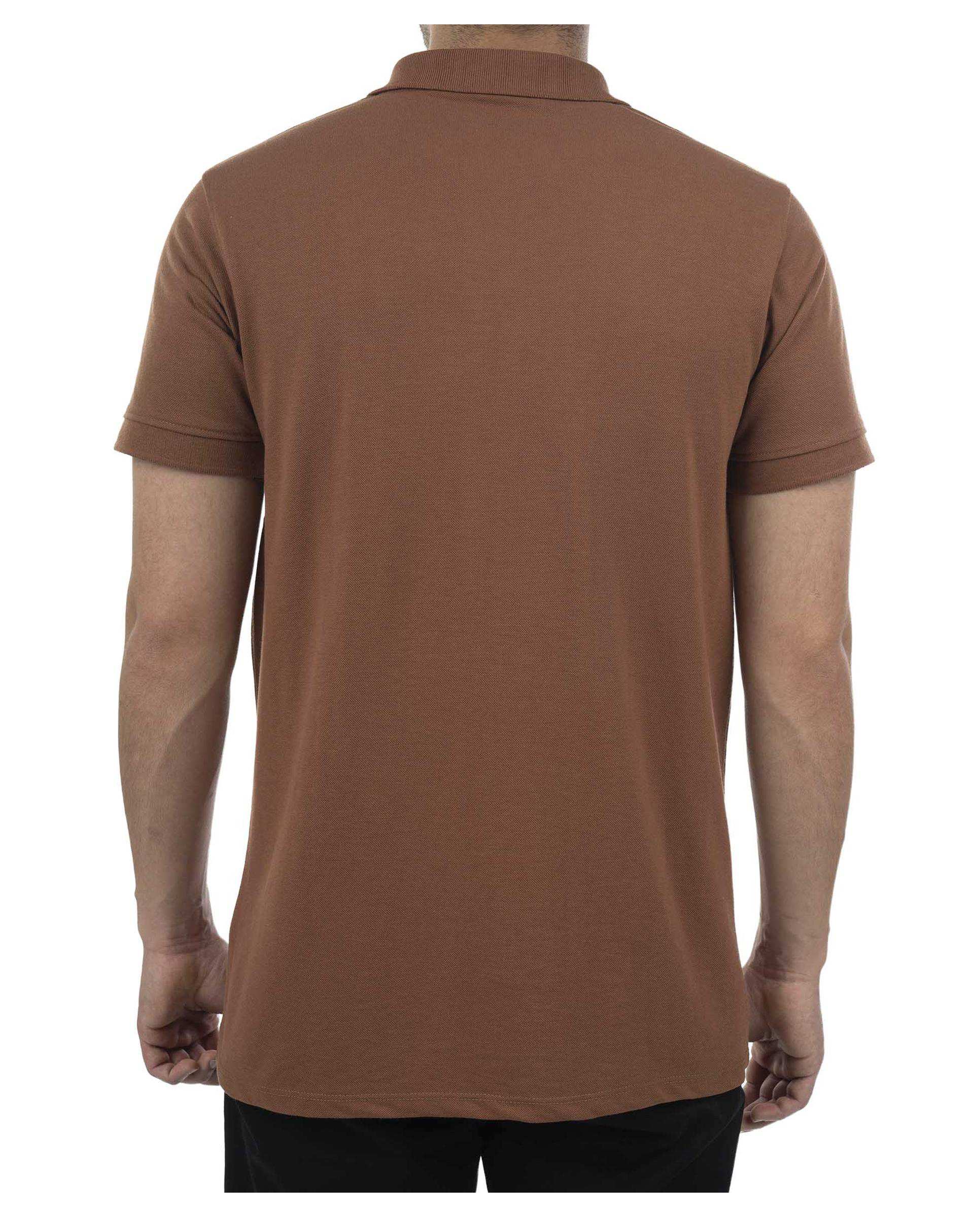 پولوشرت مردانه قهوه ای پاتر Potter کد 146