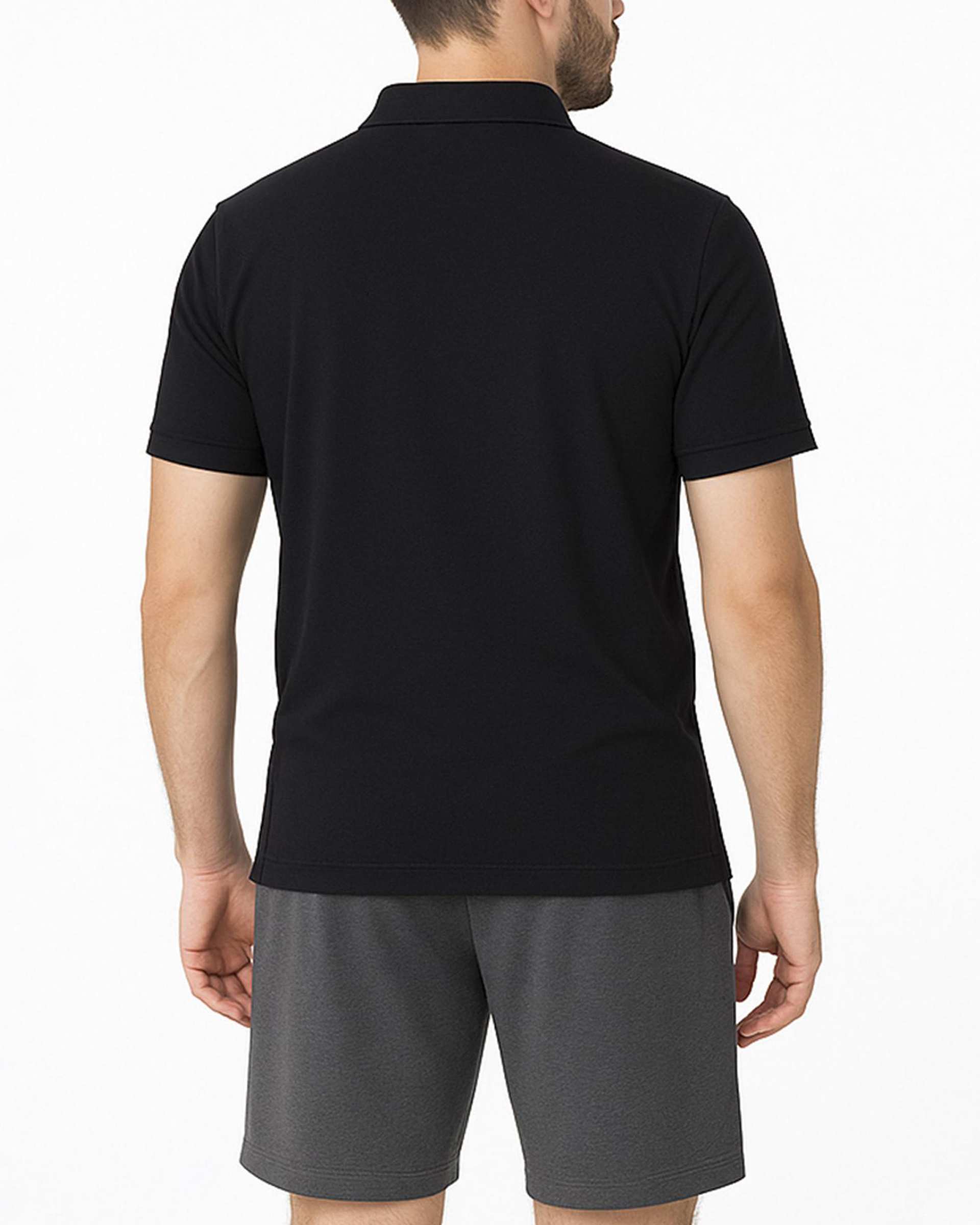 ست پولوشرت و شلوارک مردانه مشکی پاتر Potter کد 147