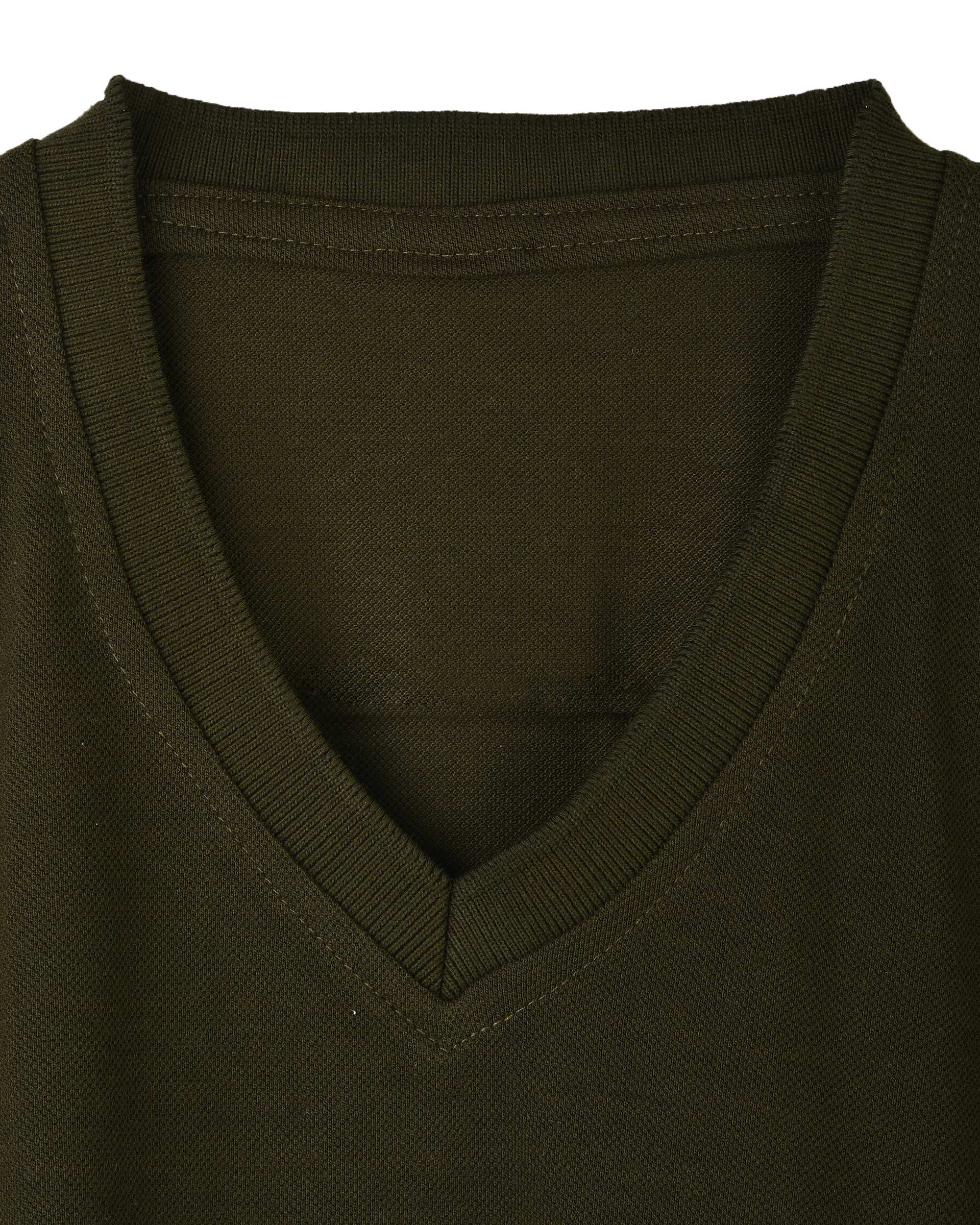 ست تی شرت و شلوار راحتی مردانه سبز ارتشی پاتر Potter کد 148