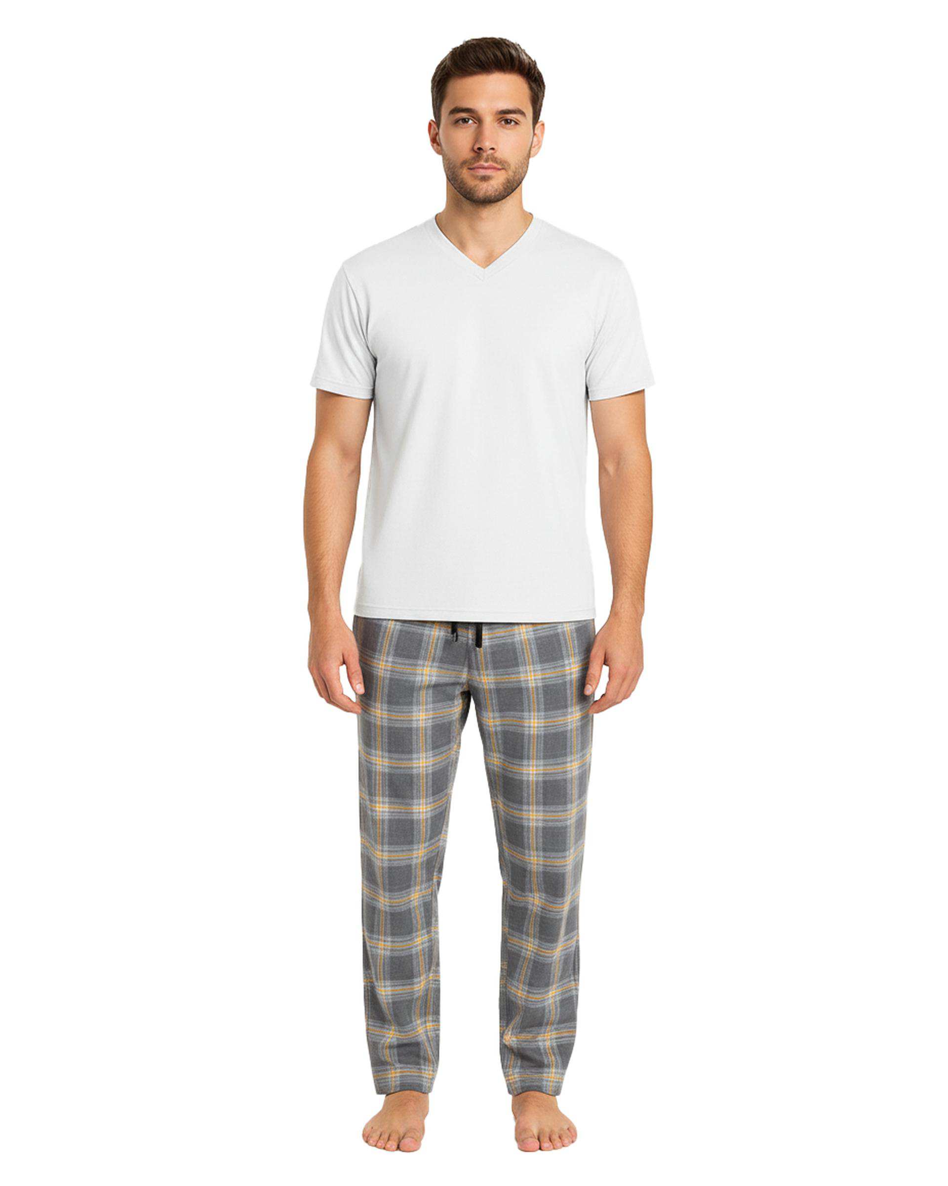 ست تی شرت و شلوار راحتی مردانه سفید پاتر Potter کد 148