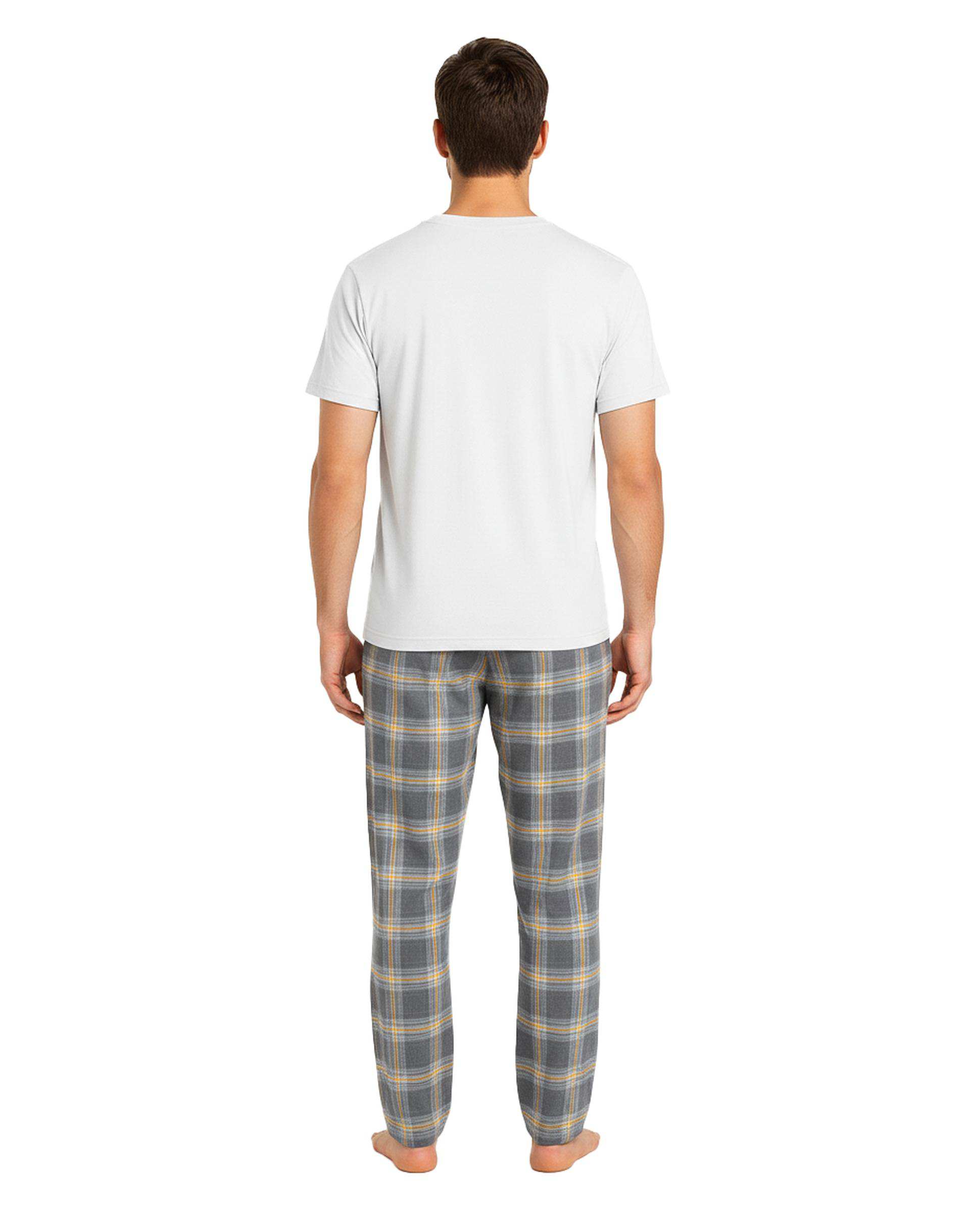 ست تی شرت و شلوار راحتی مردانه سفید پاتر Potter کد 148