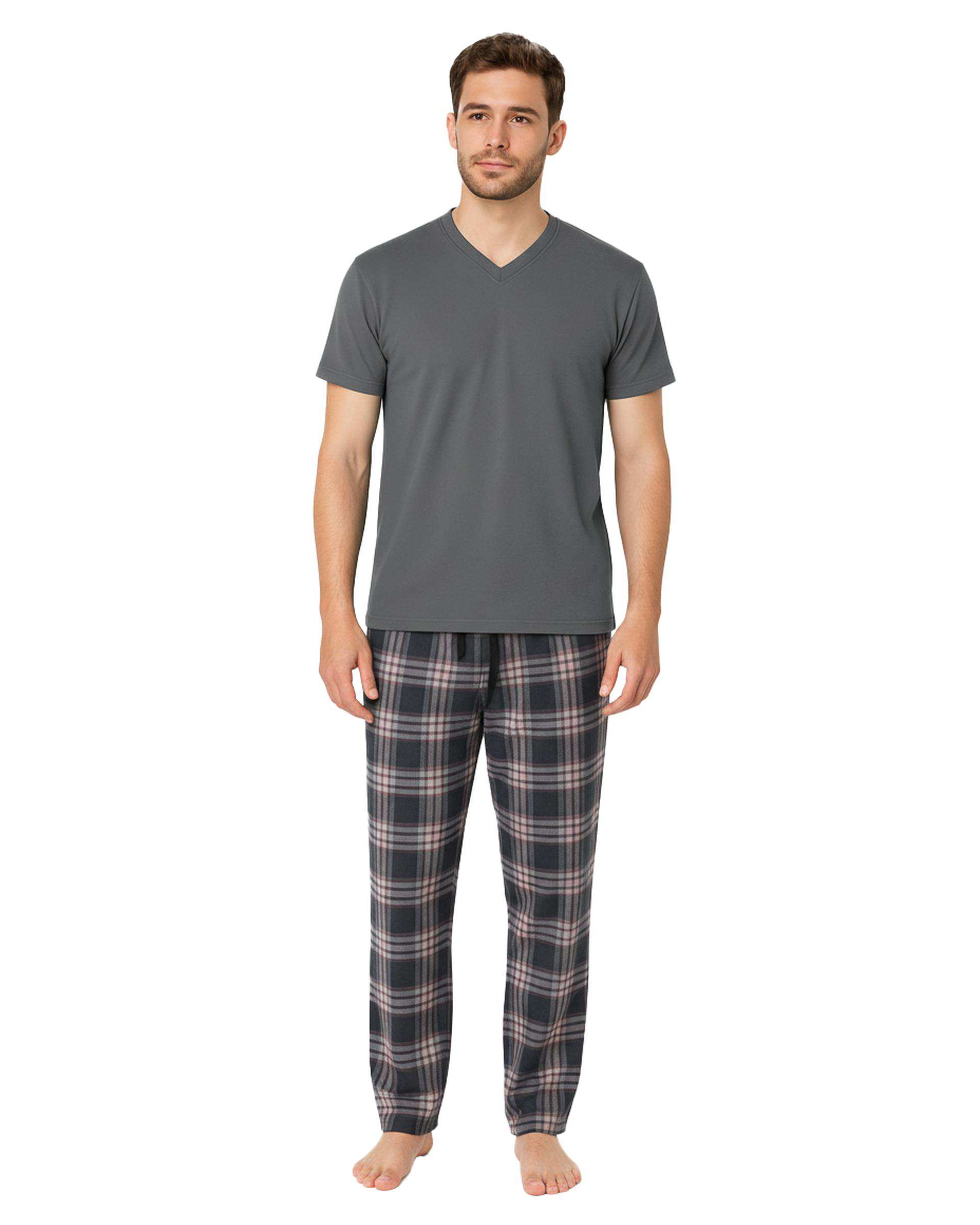 ست تی شرت و شلوار راحتی مردانه خاکستری پاتر Potter کد 148