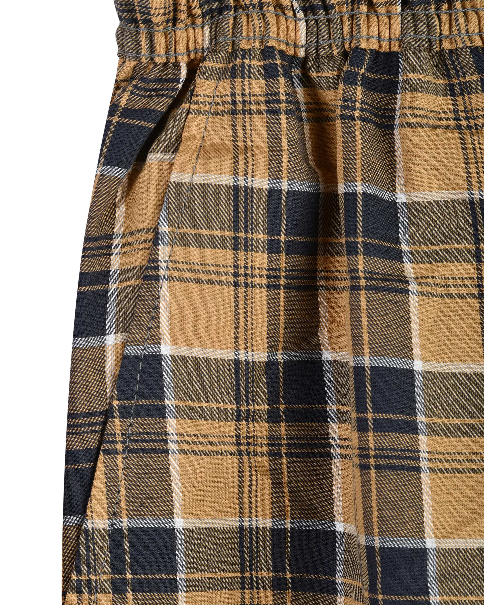 ست تی شرت و شلوار راحتی مردانه قهوه ای پاتر Potter کد 148