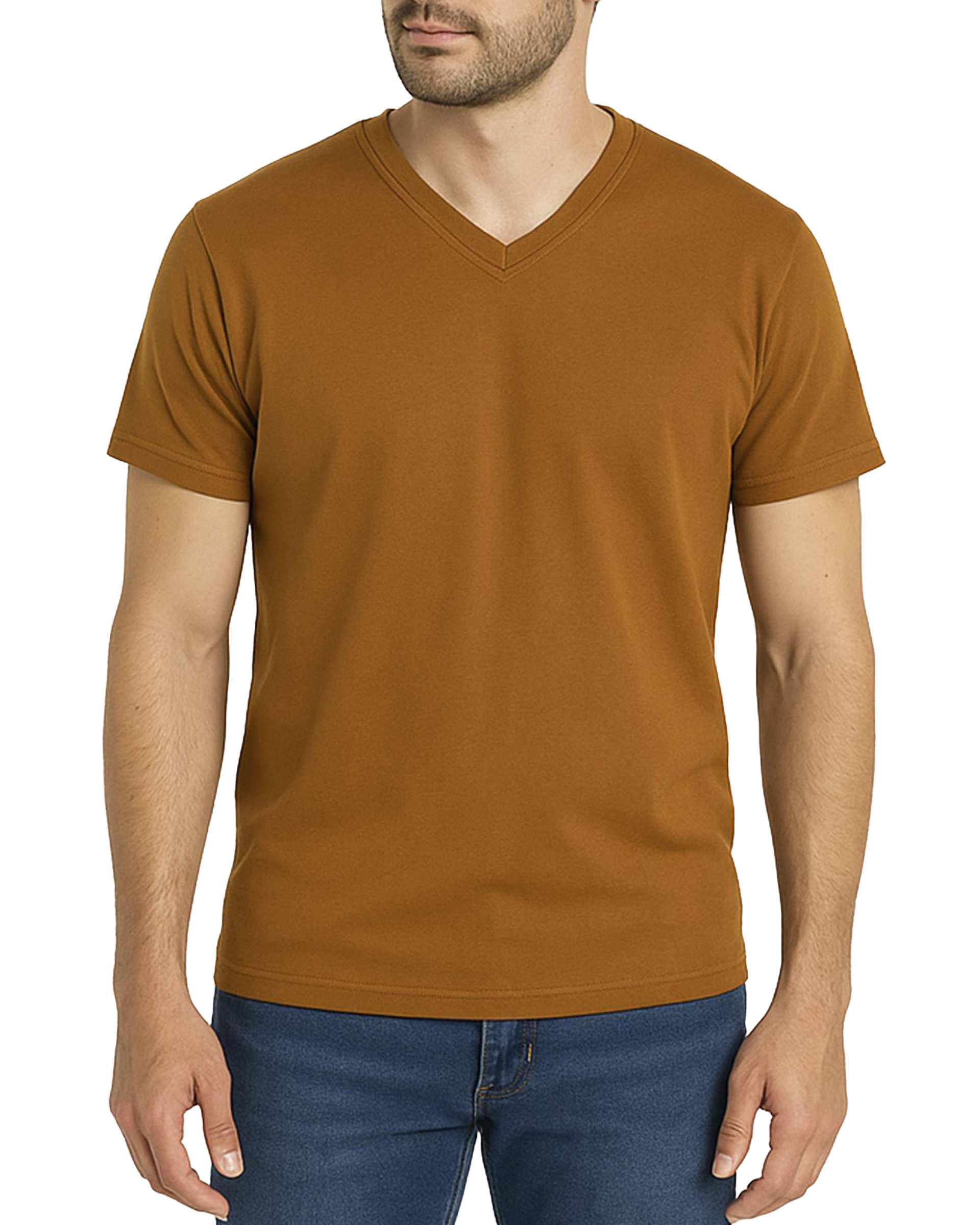 تی شرت مردانه یقه هفت خردلی پاتر Potter کد 149