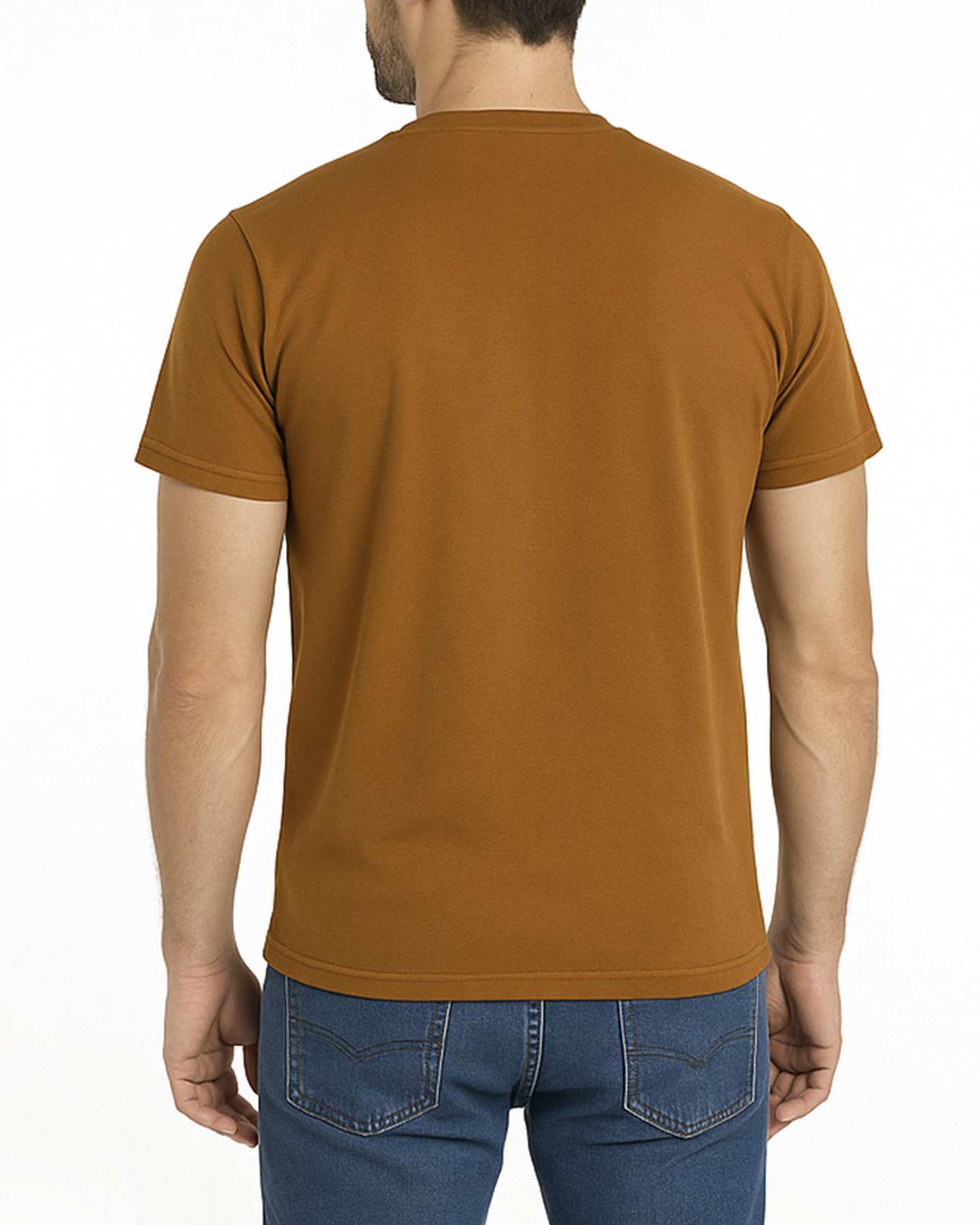 تی شرت مردانه یقه هفت خردلی پاتر Potter کد 149