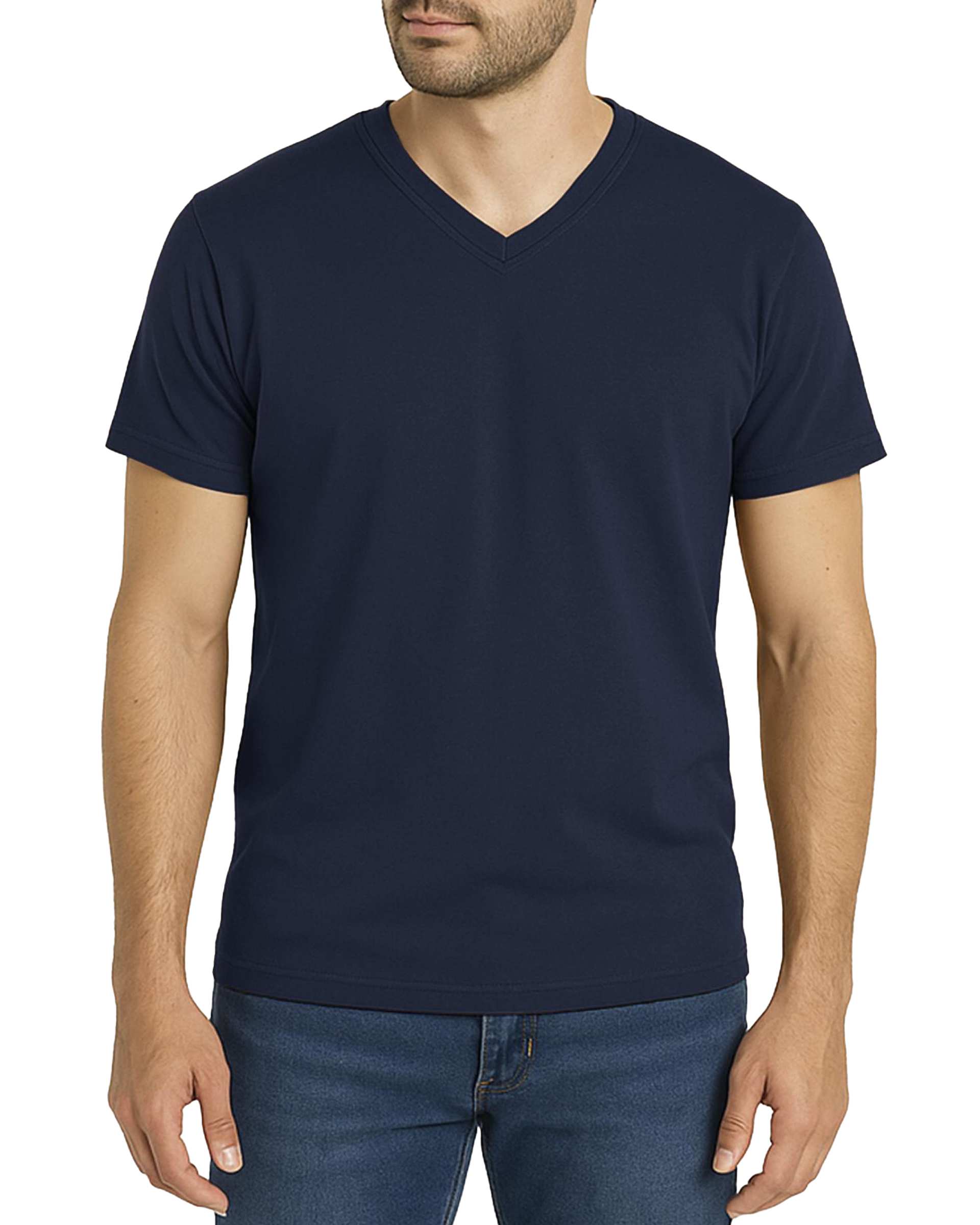 تی شرت مردانه یقه هفت سرمه ای پاتر Potter کد 149