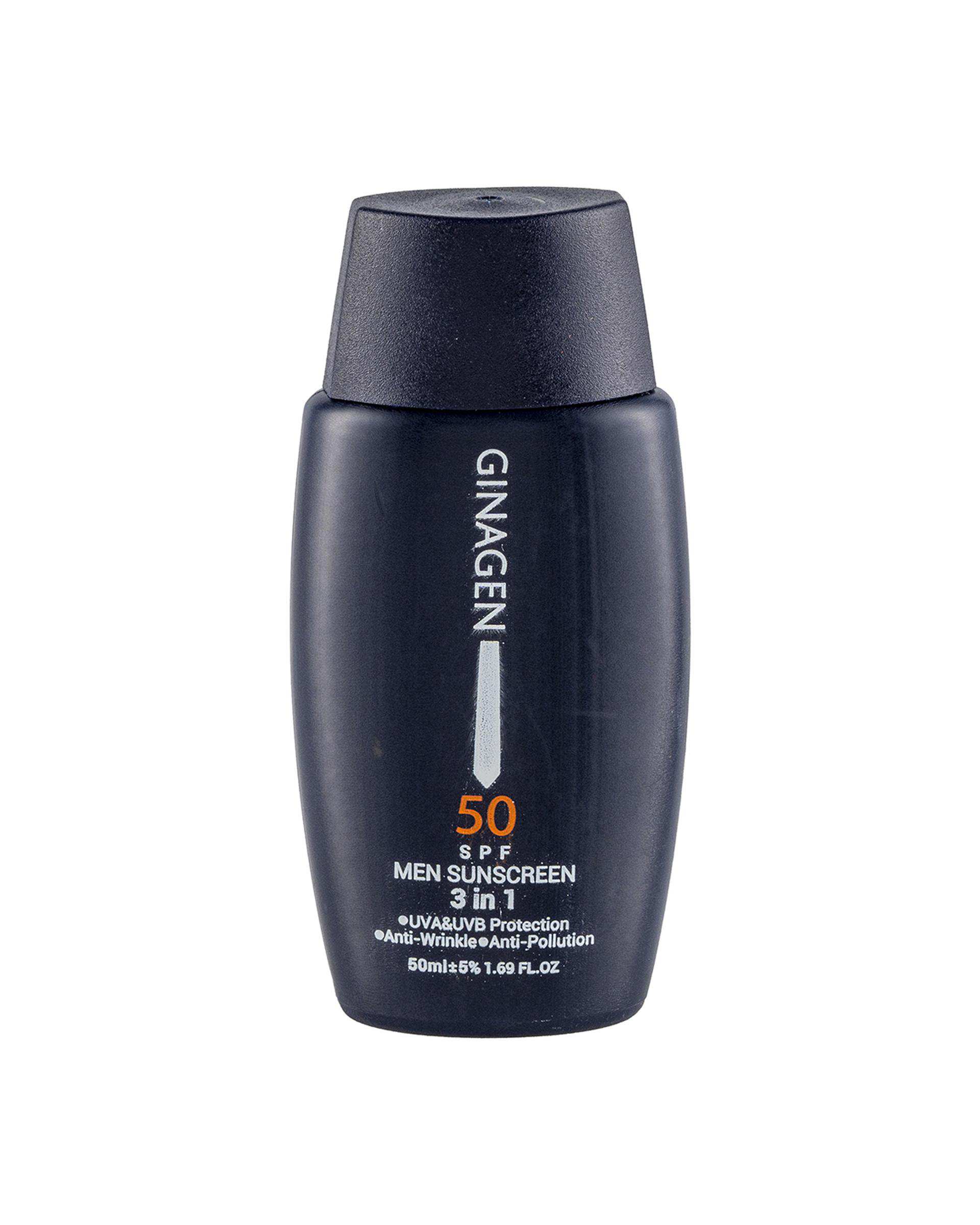 کرم ضد آفتاب مردانه SPF50 ژیناژن Ginagen