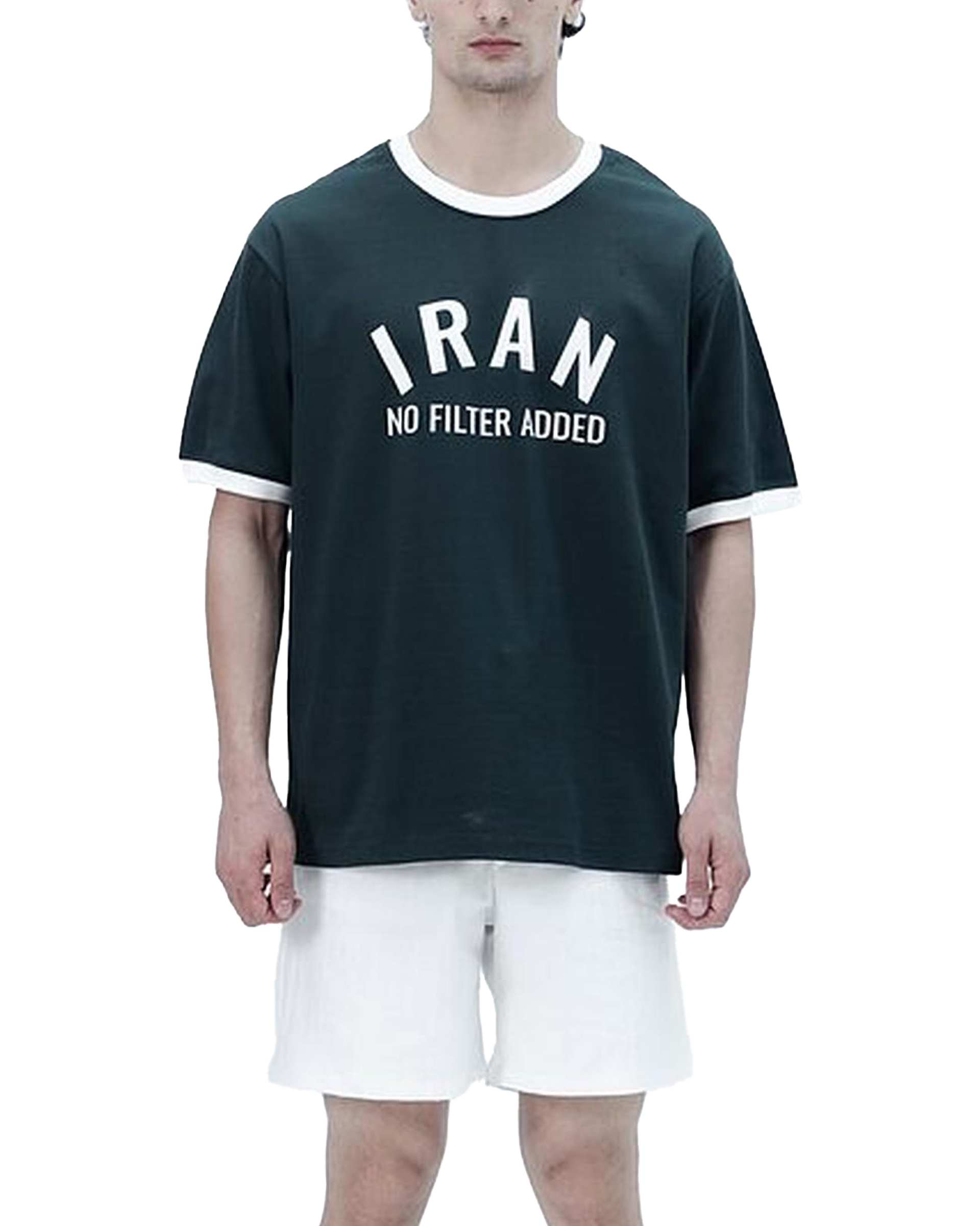 تی شرت مردانه سبز نفیر ور Nafir Wear مدل ایران کد 5110104