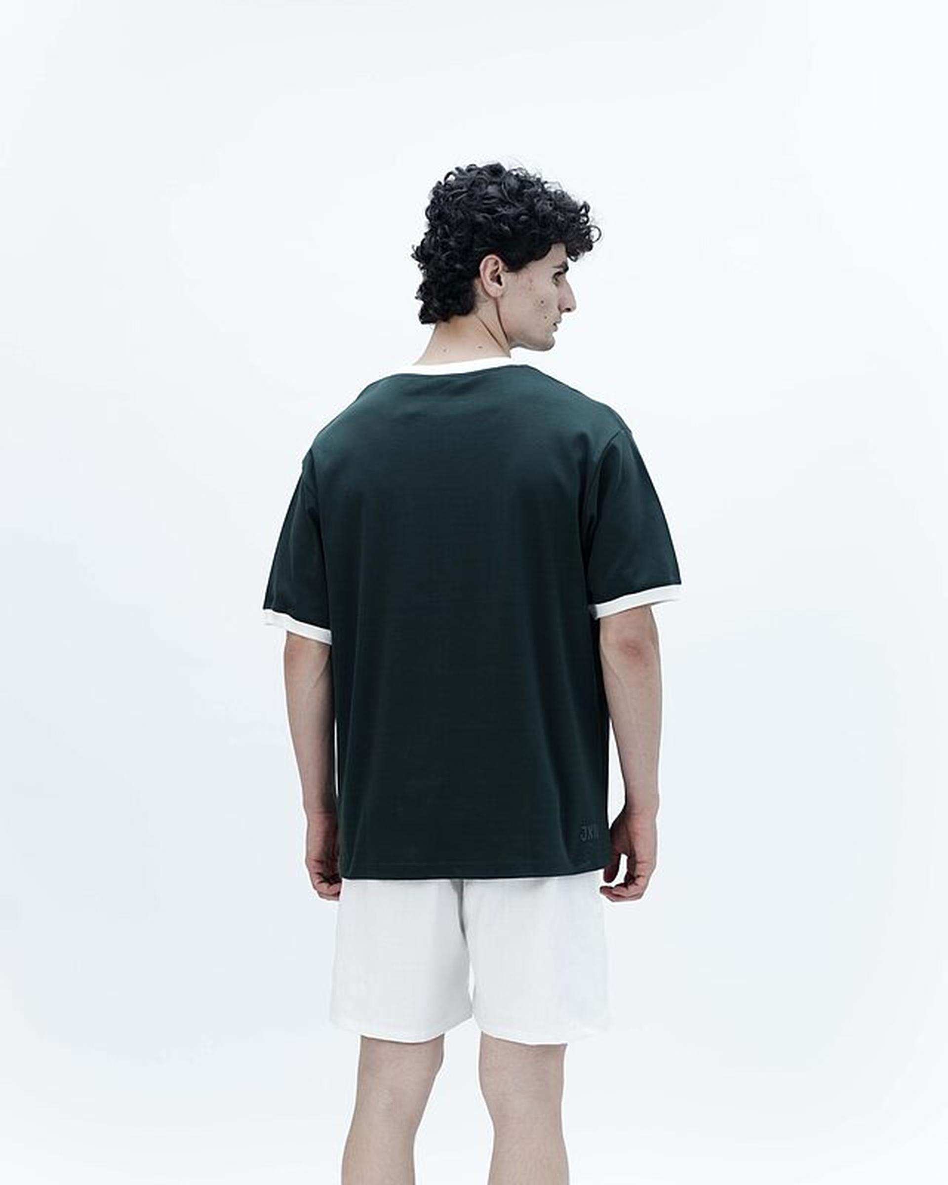 تی شرت مردانه سبز نفیر ور Nafir Wear مدل ایران کد 5110104