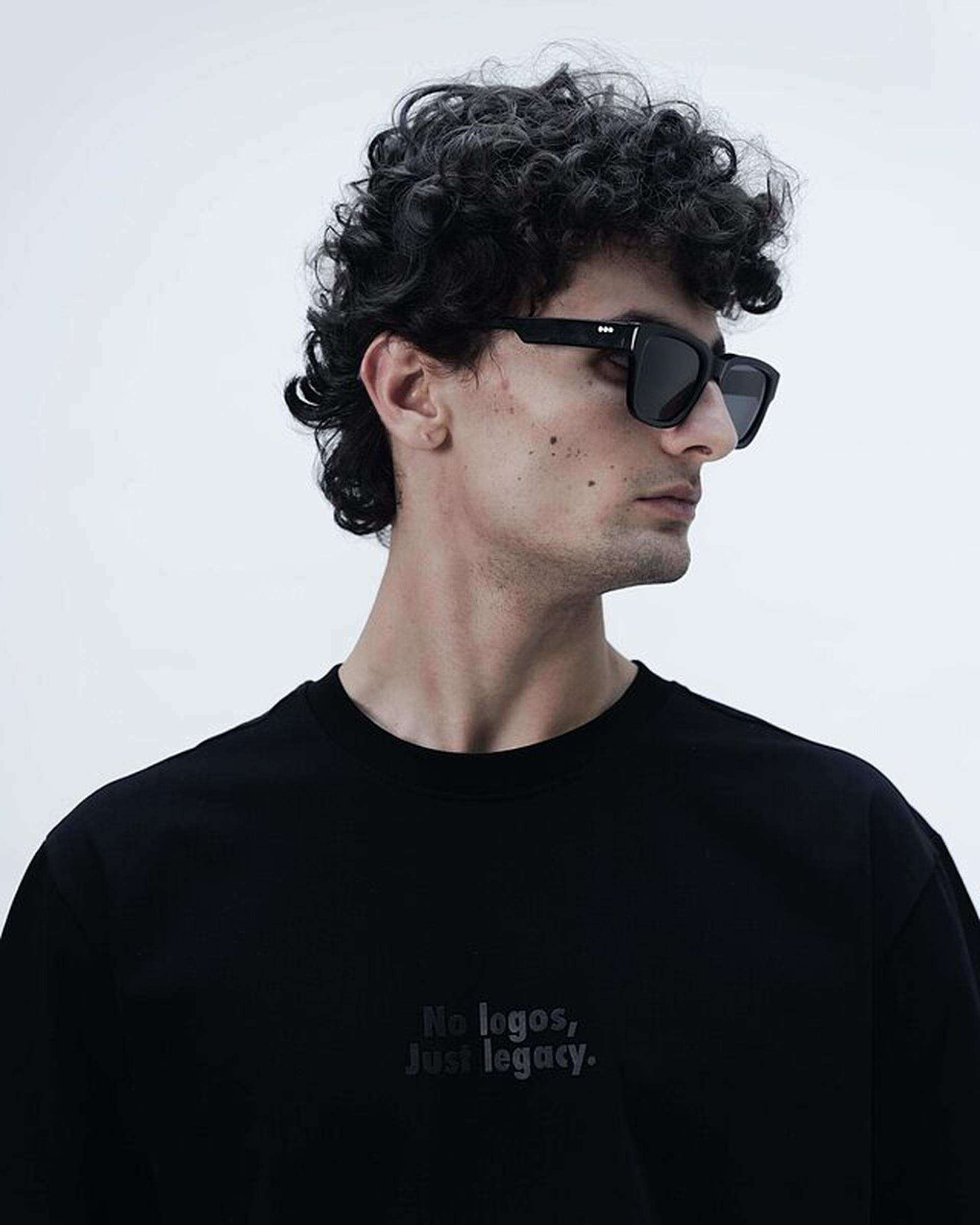 تی شرت مردانه مشکی نفیر ور Nafir Wear مدل لگاسی کد 5110502