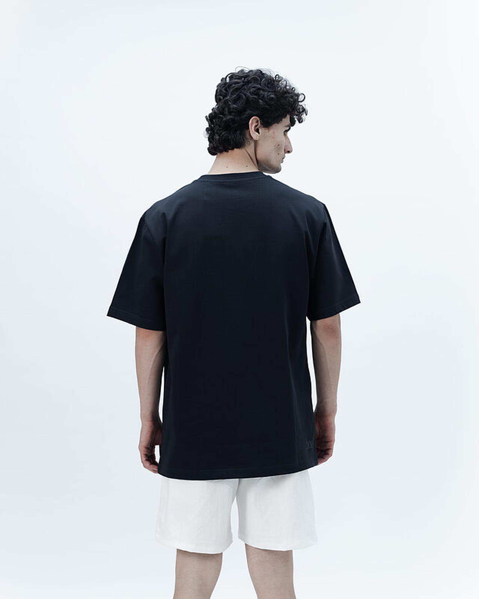 تی شرت مردانه زغالی نفیر ور Nafir Wear مدل لگاسی کد 5110502