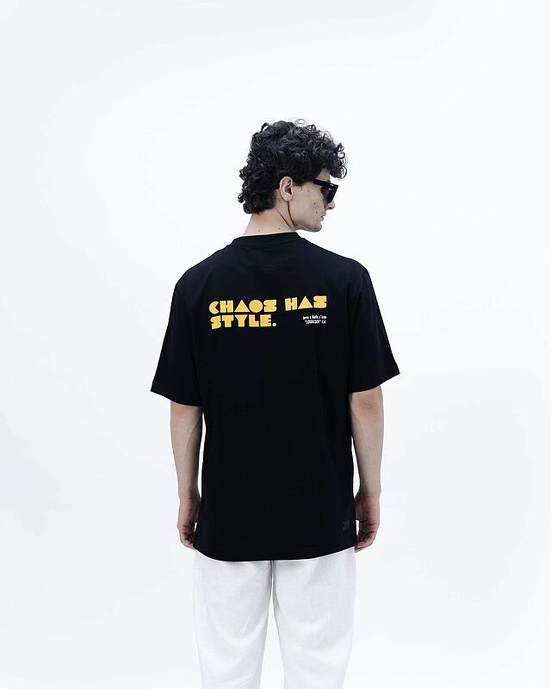 تی شرت مردانه مشکی نفیر ور Nafir Wear مدل کی آس کد 5110404