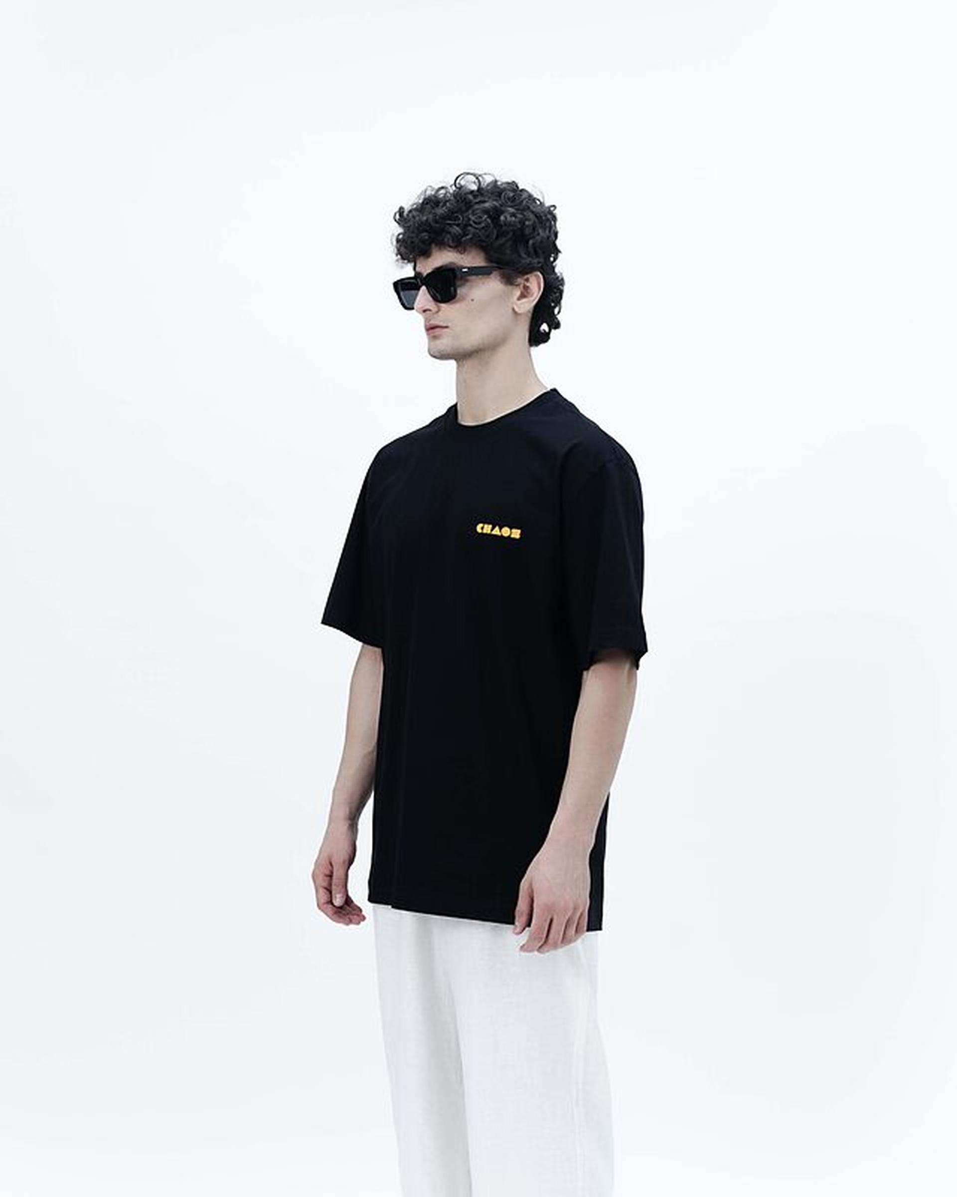 تی شرت مردانه مشکی نفیر ور Nafir Wear مدل کی آس کد 5110404