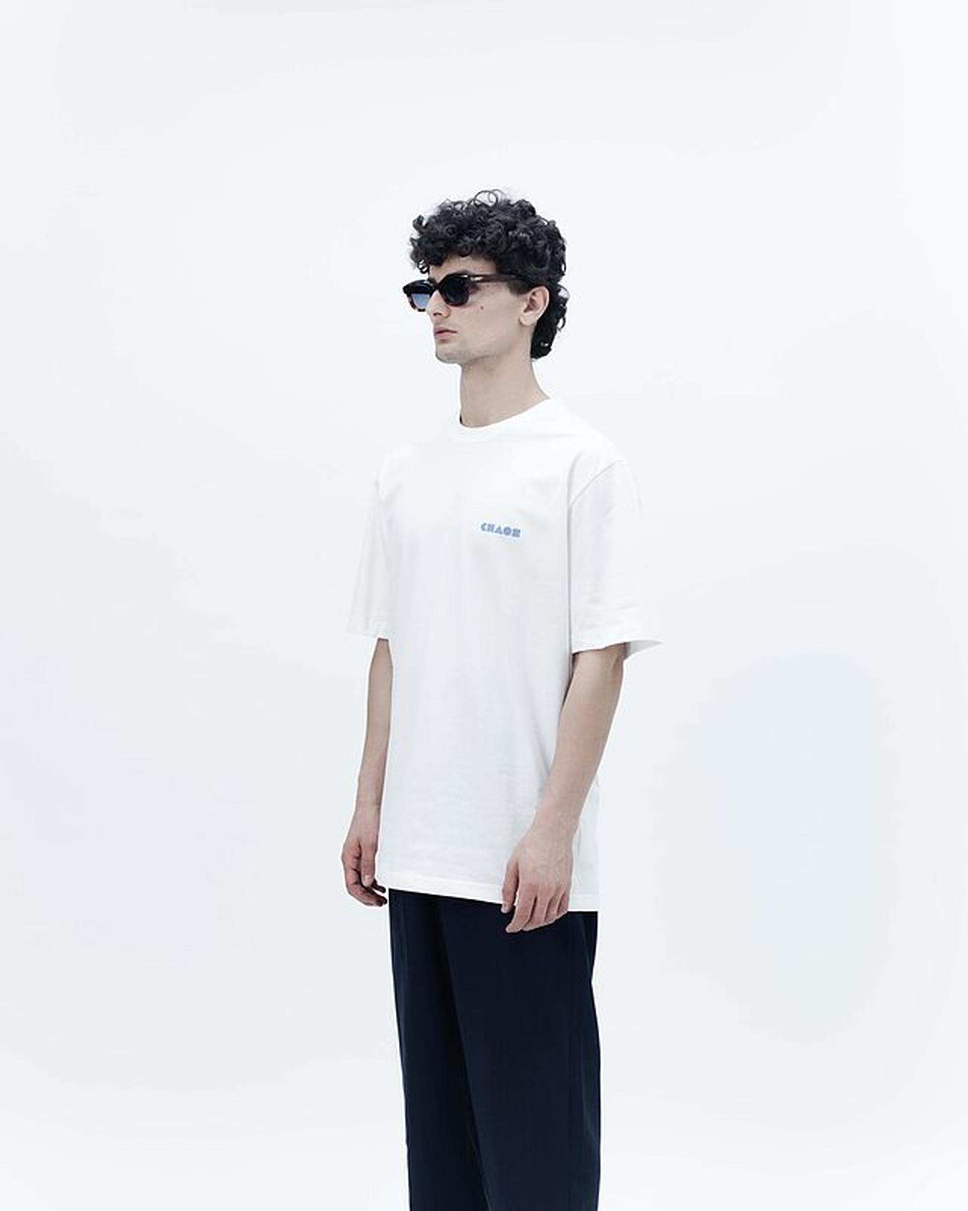 تی شرت مردانه سفید نفیر ور Nafir Wear مدل کی آس کد 5110404