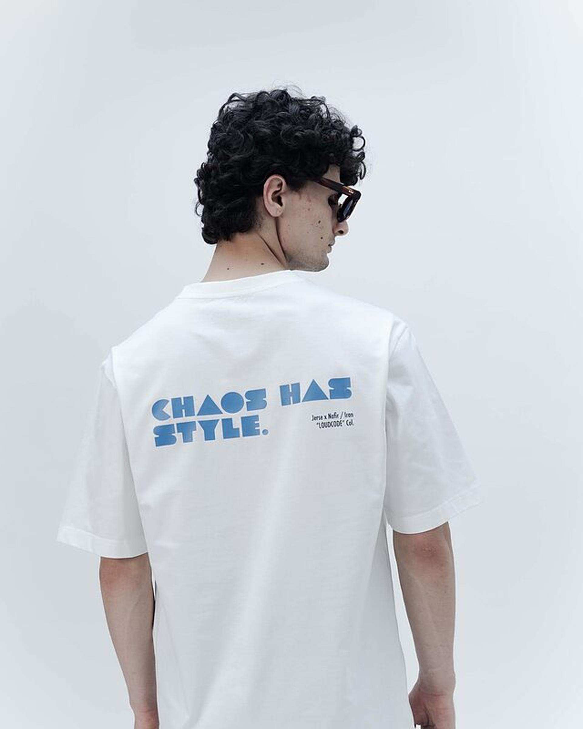 تی شرت مردانه سفید نفیر ور Nafir Wear مدل کی آس کد 5110404