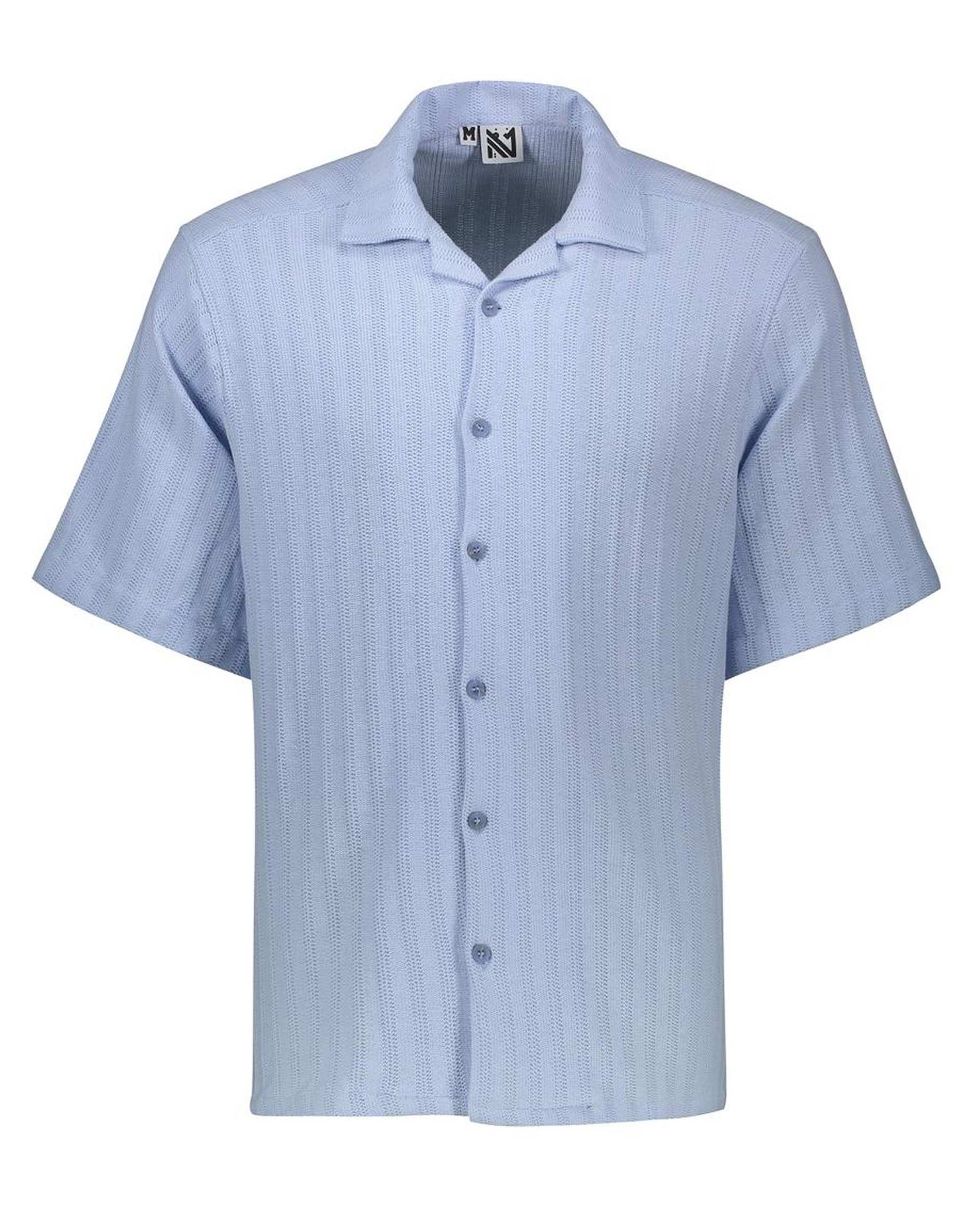 پیراهن مردانه آبی نفیر ور Nafir Wear مدل نوبرگ کد 5120202