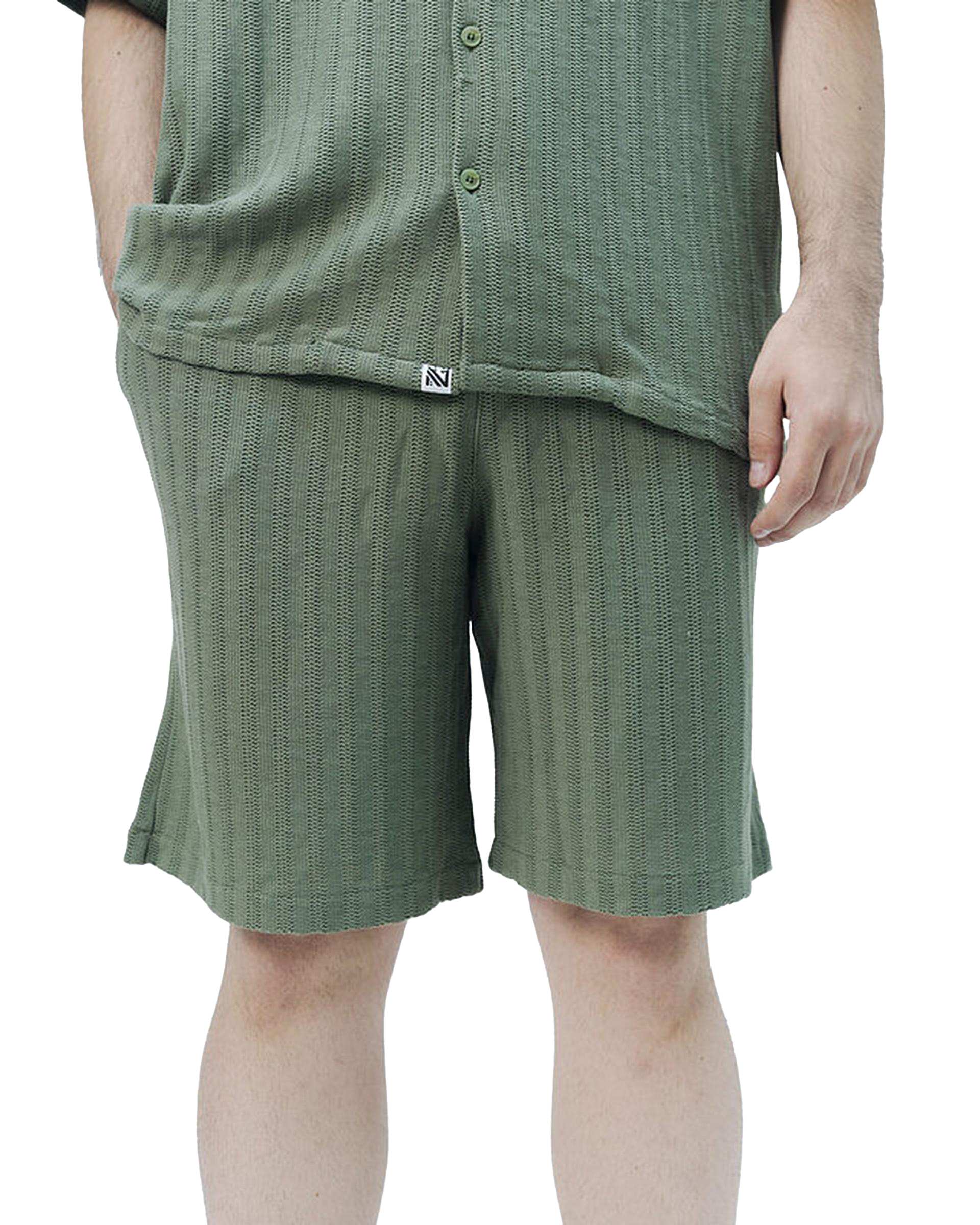 شلوارک مردانه سبز نفیر ور Nafir Wear مدل نوبرگ کد 5120309