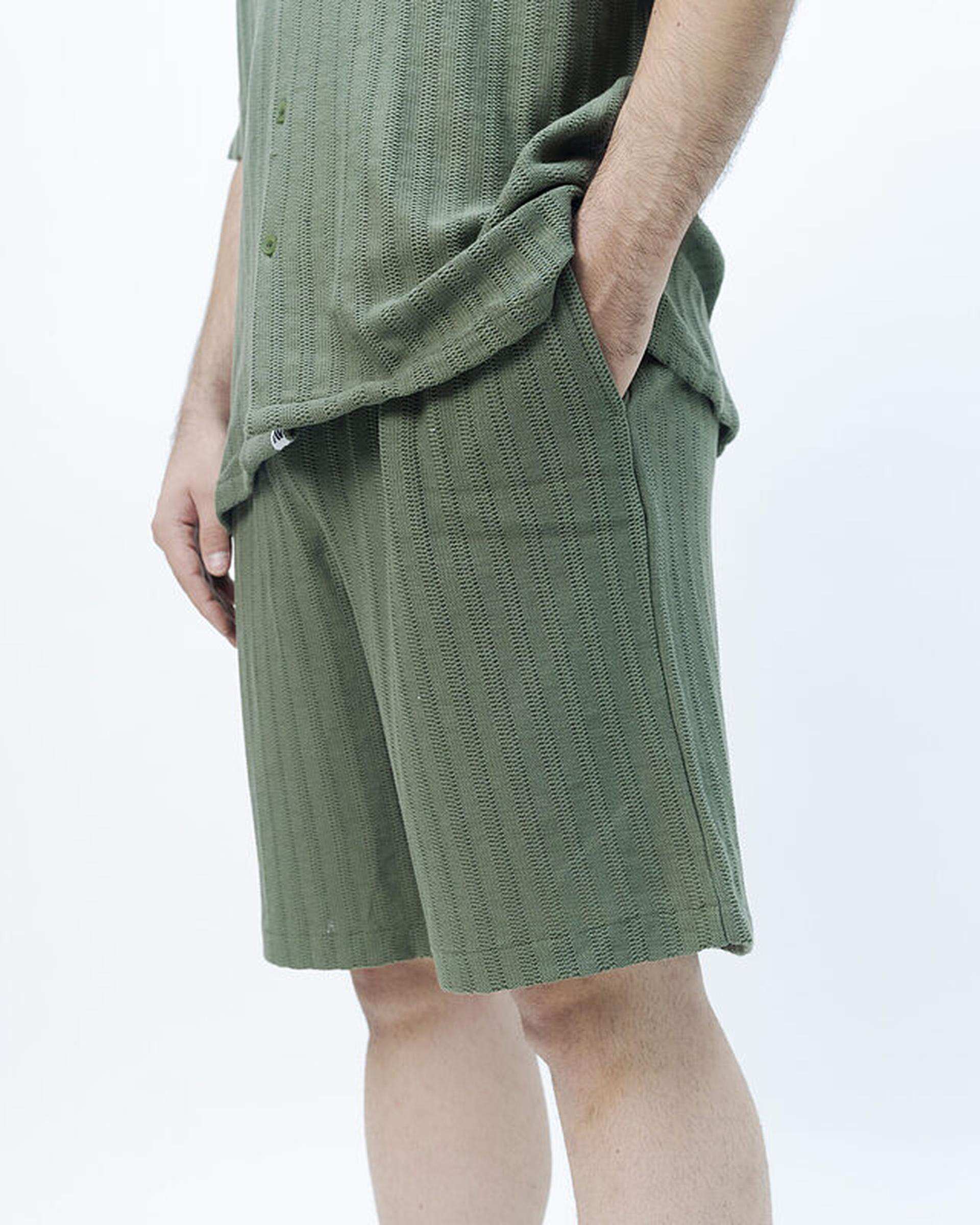 شلوارک مردانه سبز نفیر ور Nafir Wear مدل نوبرگ کد 5120309