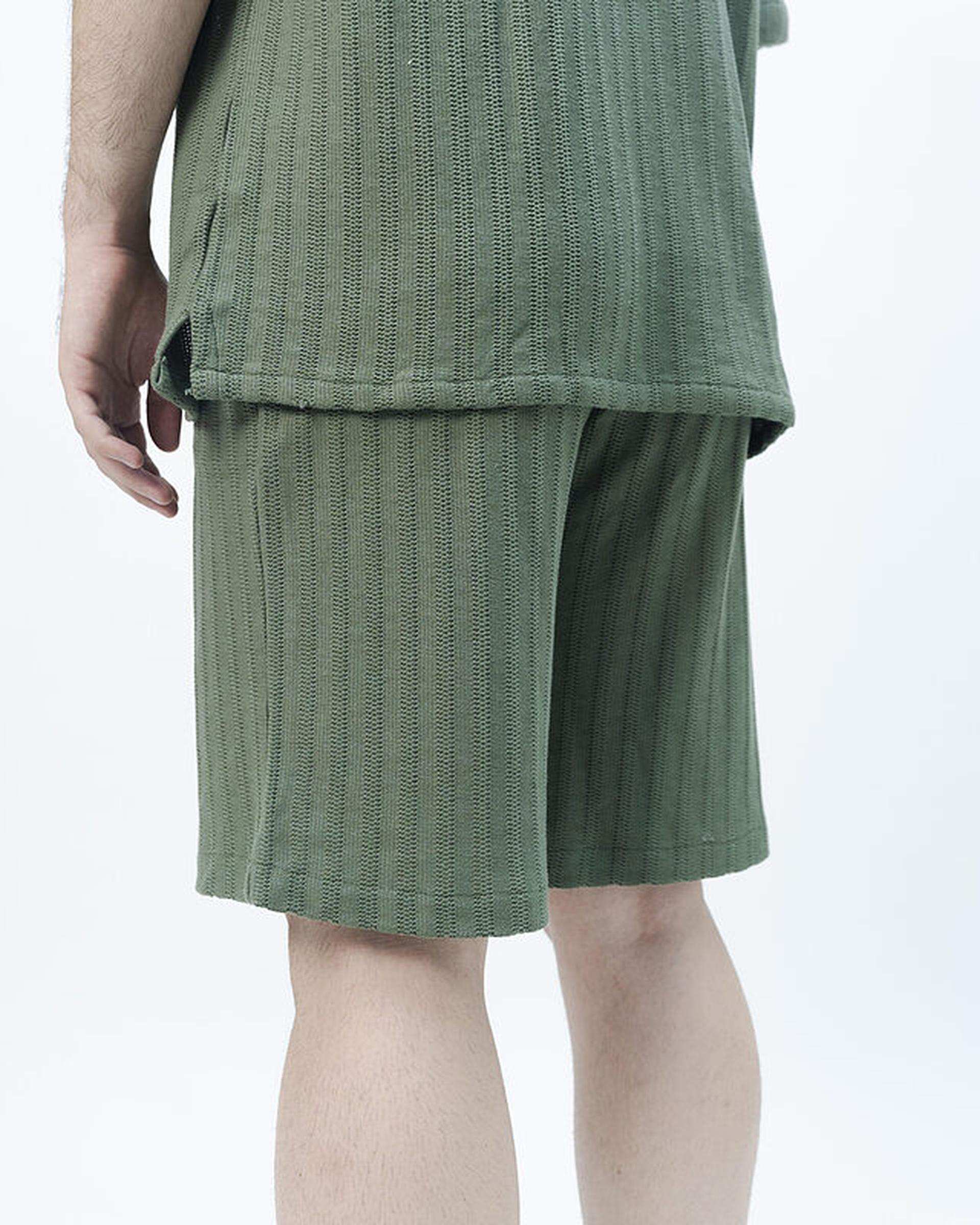 شلوارک مردانه سبز نفیر ور Nafir Wear مدل نوبرگ کد 5120309