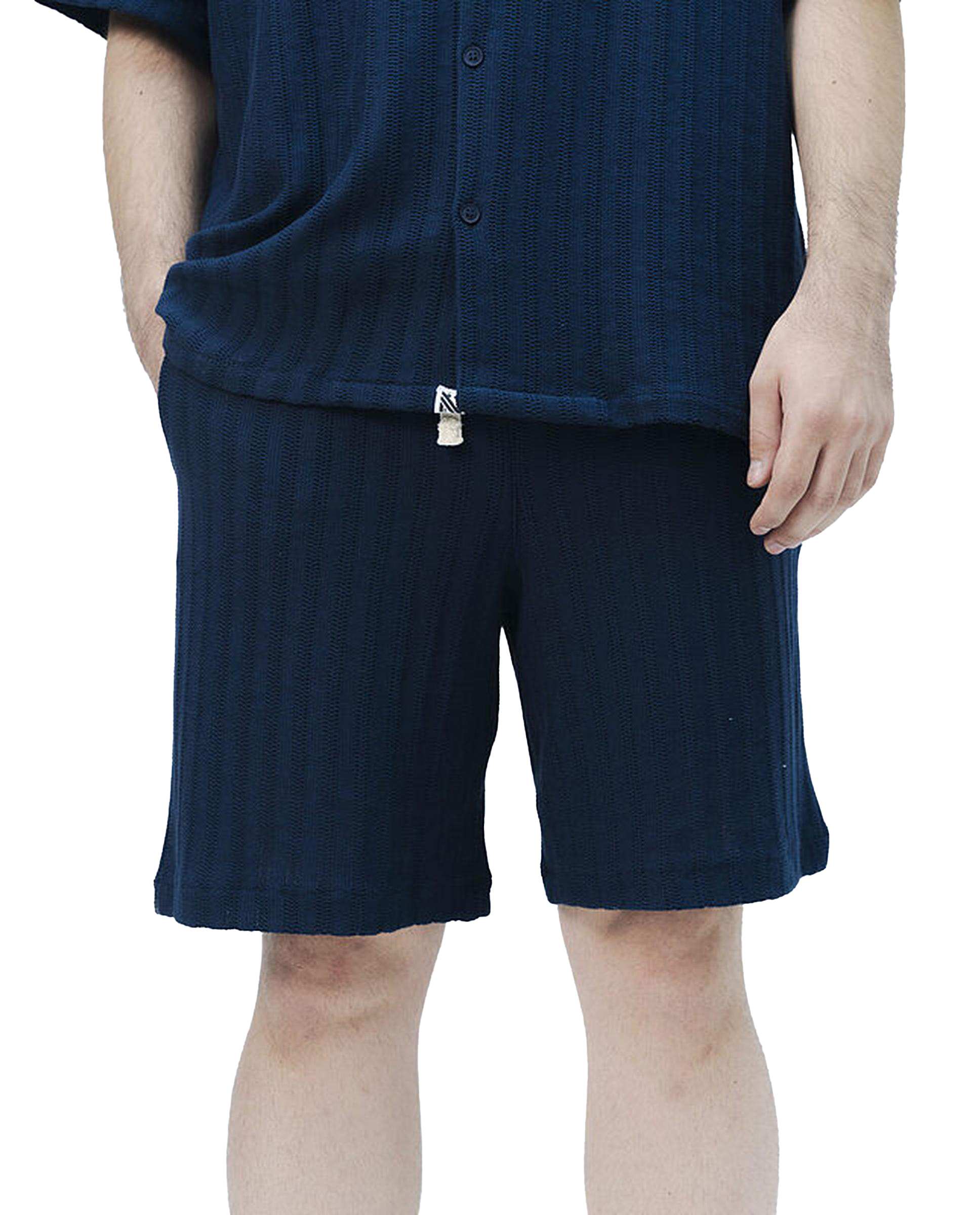 شلوارک مردانه سرمه ای نفیر ور Nafir Wear مدل نوبرگ کد 5120309