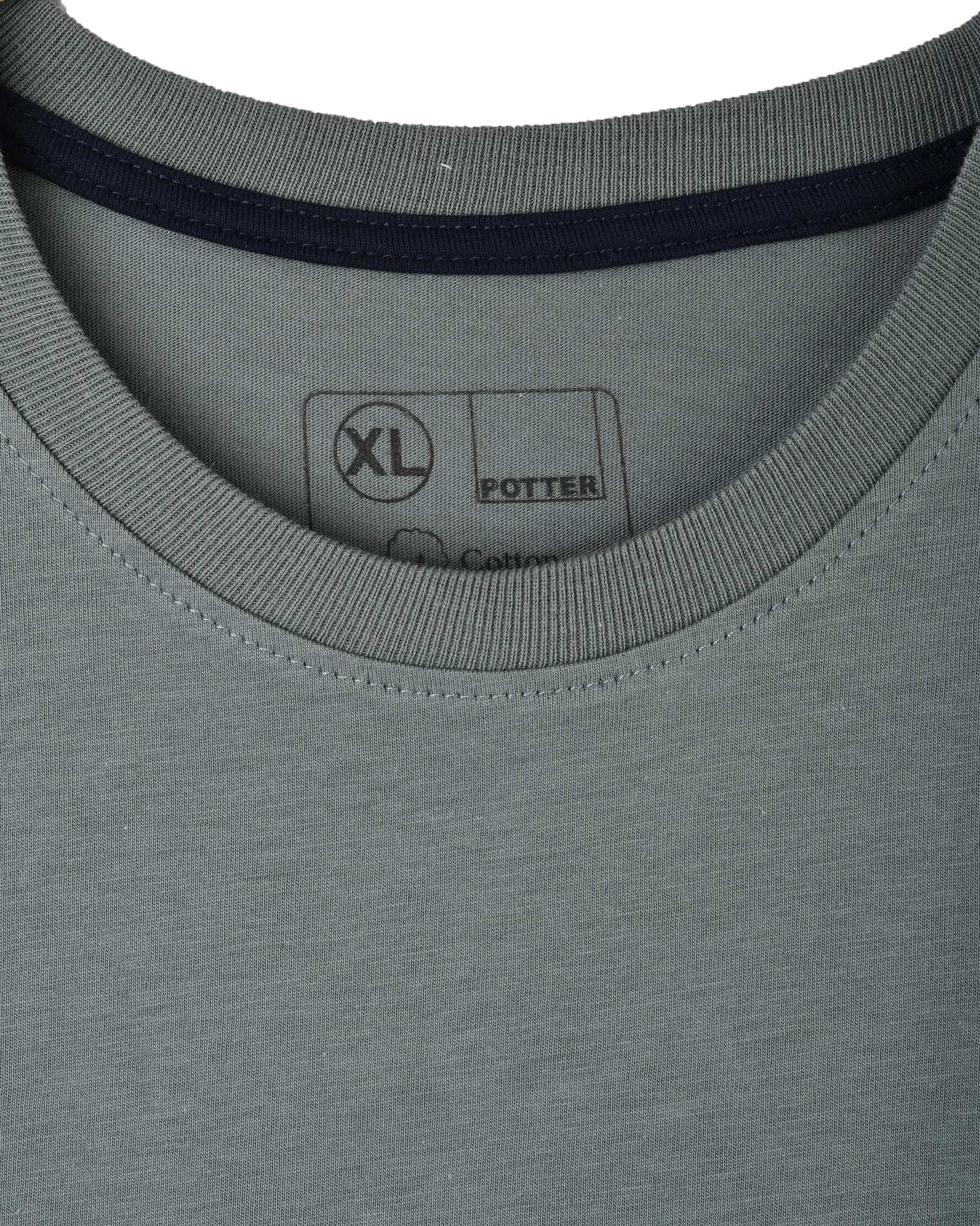 ست تی شرت و شلوار راحتی مردانه سبز پاتر Potter کد 849