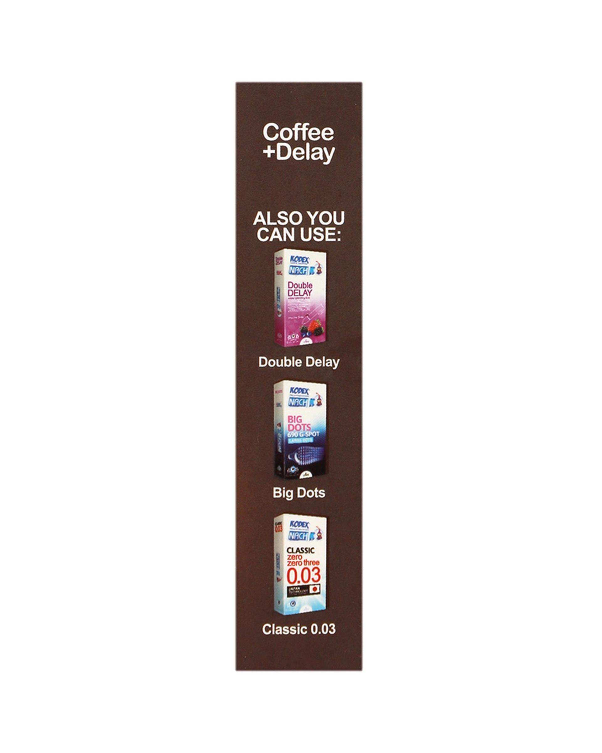 کاندوم تاخیری قهوه کدکس Kodex مدل Coffee Delay