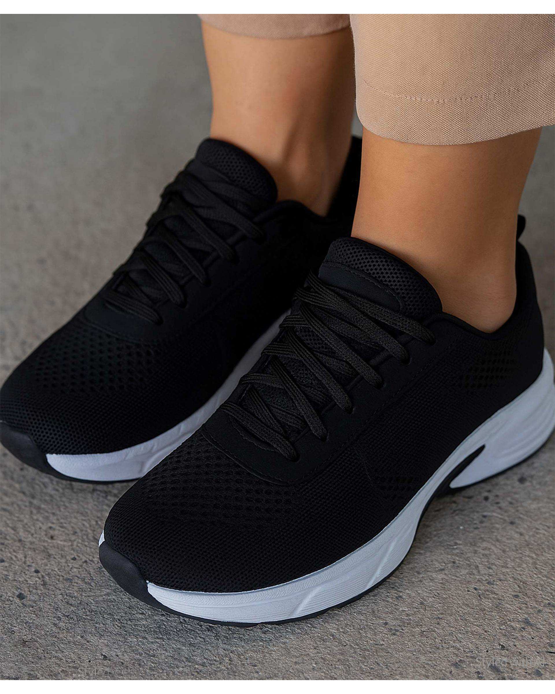 کفش ورزشی زنانه مشکی مل اند موژ Mel & Moj کد W08953