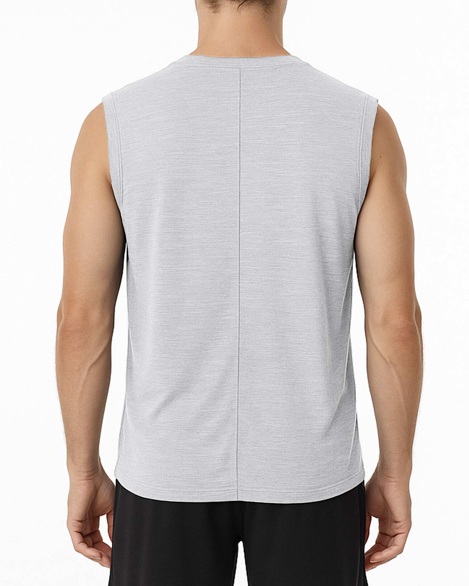 تاپ مردانه طوسی روشن مل اند موژ Mel & Moj کد M08958