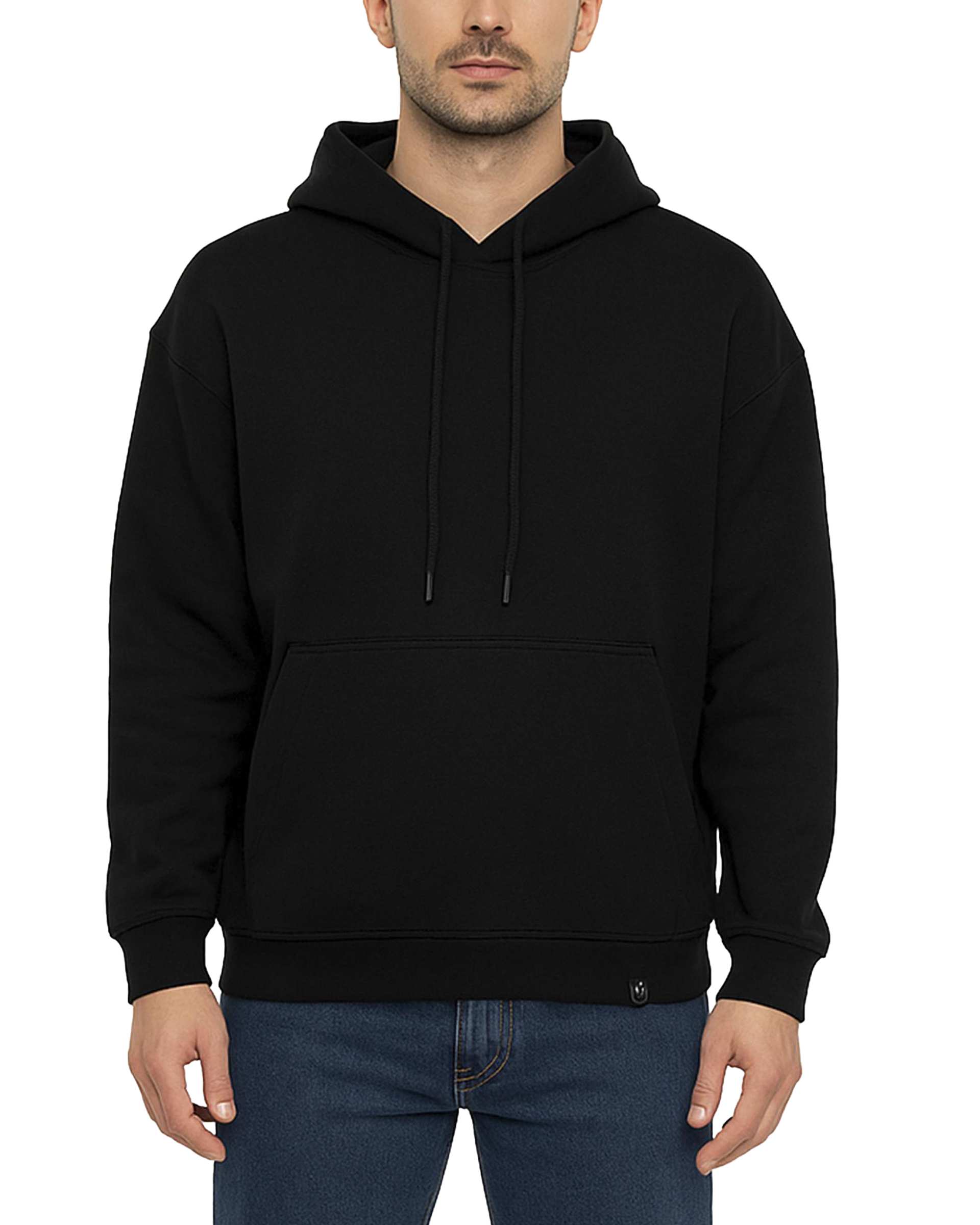 هودی مردانه مشکی مل اند موژ Mel & Moj کد M08959