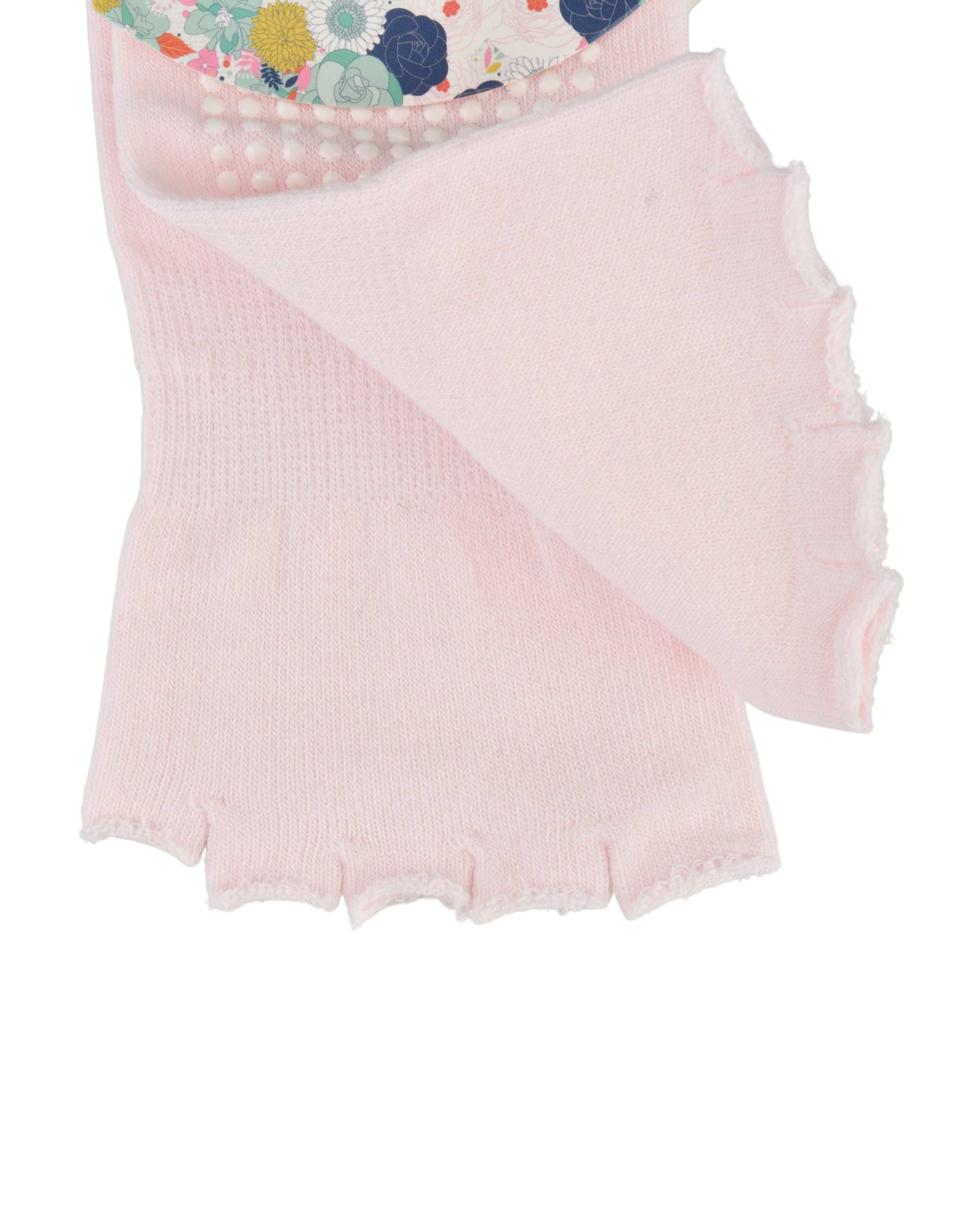 جوراب یوگا صورتی اورجینال Original کد 21216