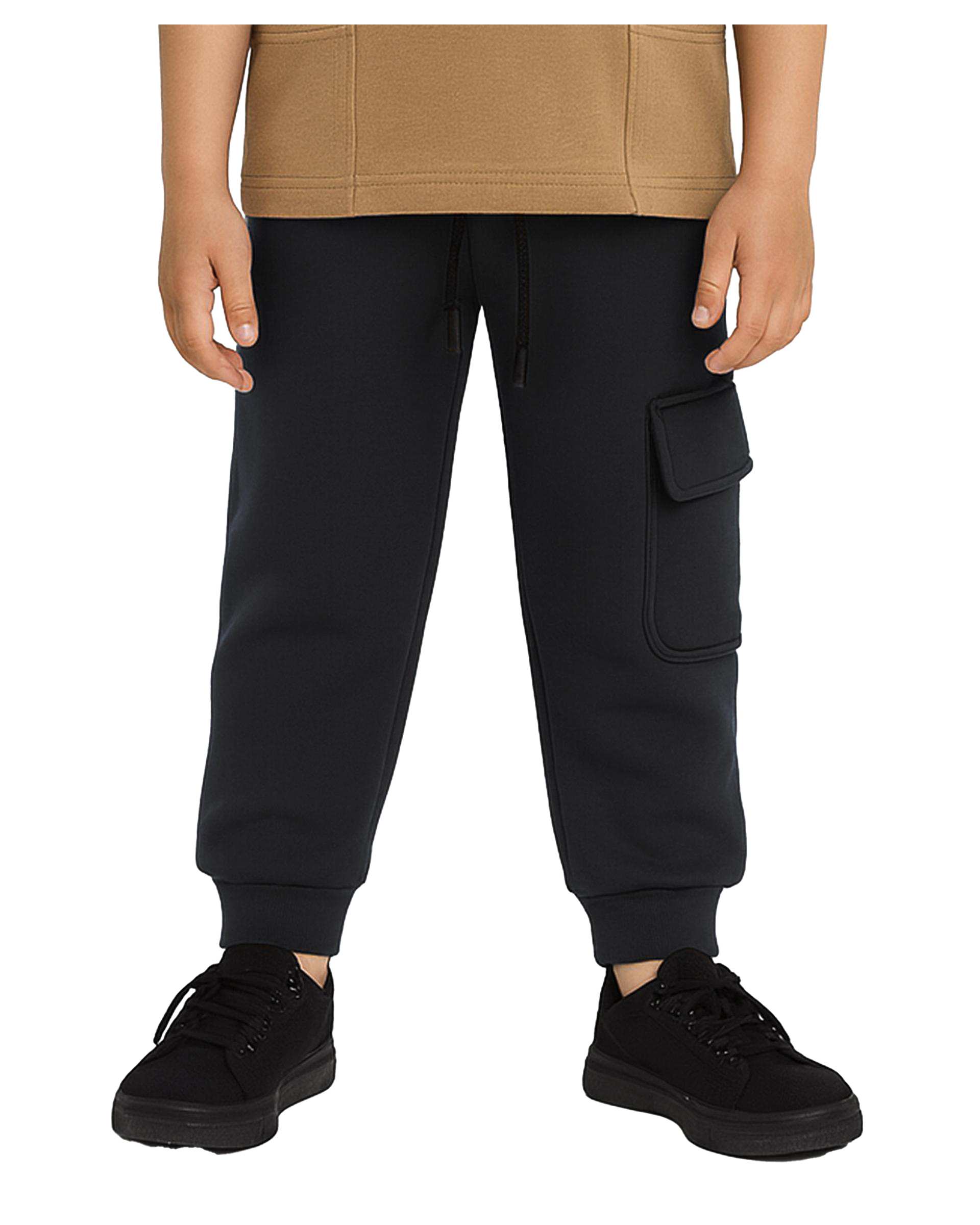 شلوار اسلش پسرانه مشکی مرینو Merino کد 1417