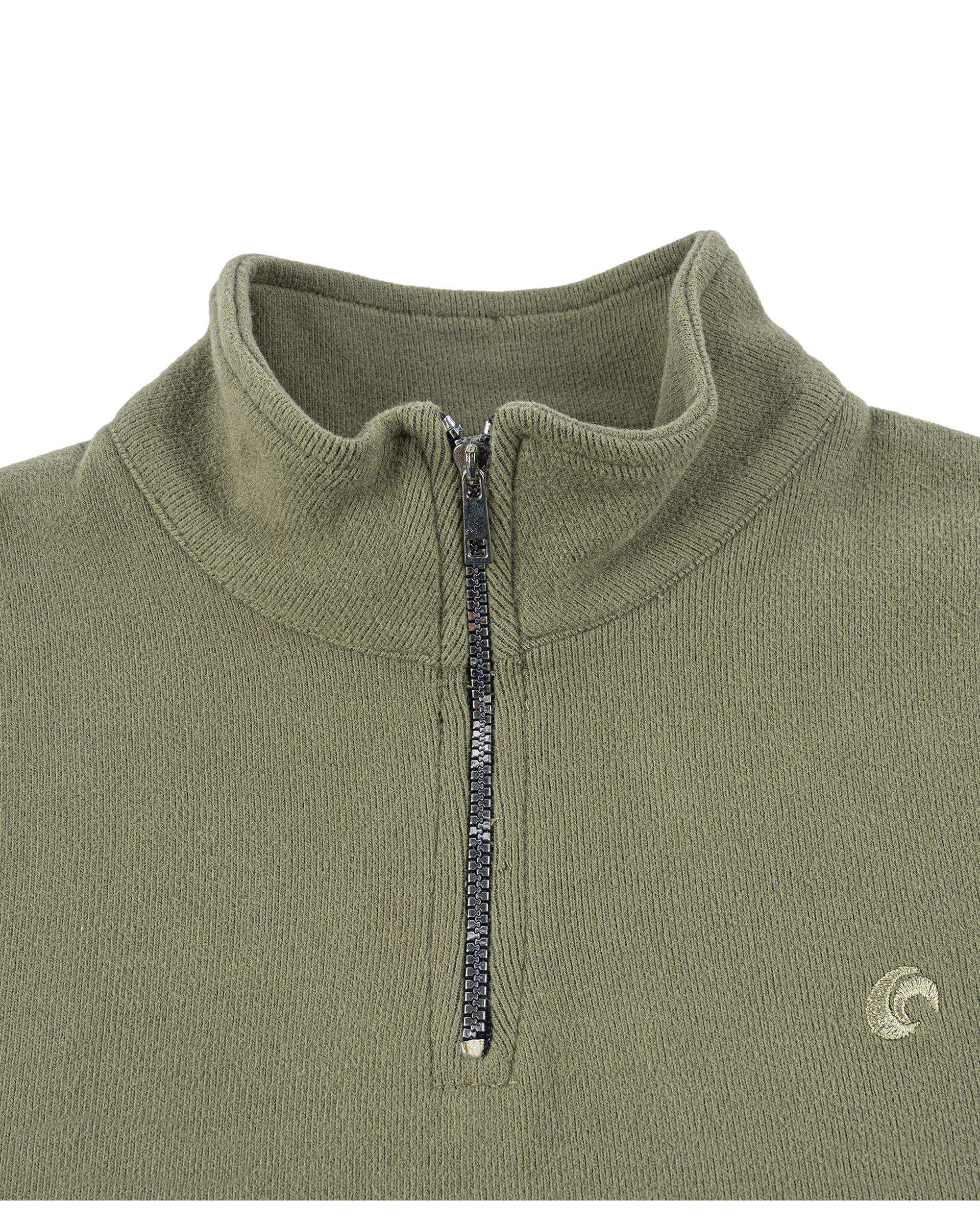 سویشرت پسرانه نیم زیپ سبز مرینو Merino کد 1776