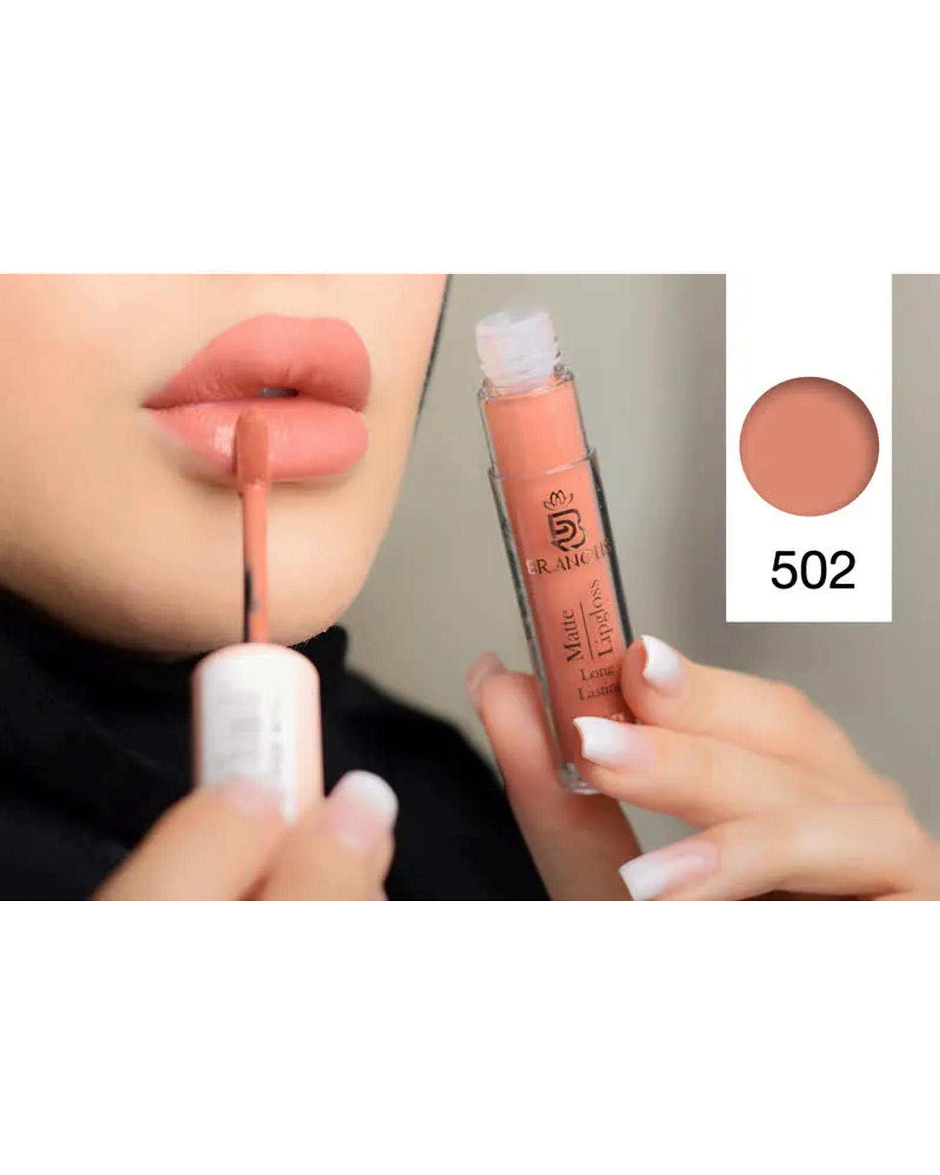 رژ لب مایع برانوس Branous شماره 502