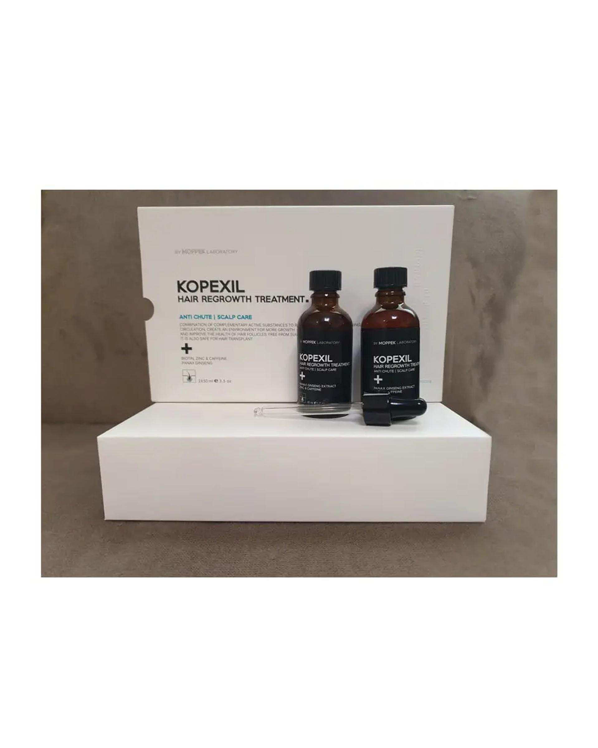 لوسیون ضد ریزش مو موپک Moppek بسته 2 عددی حجم 100ml