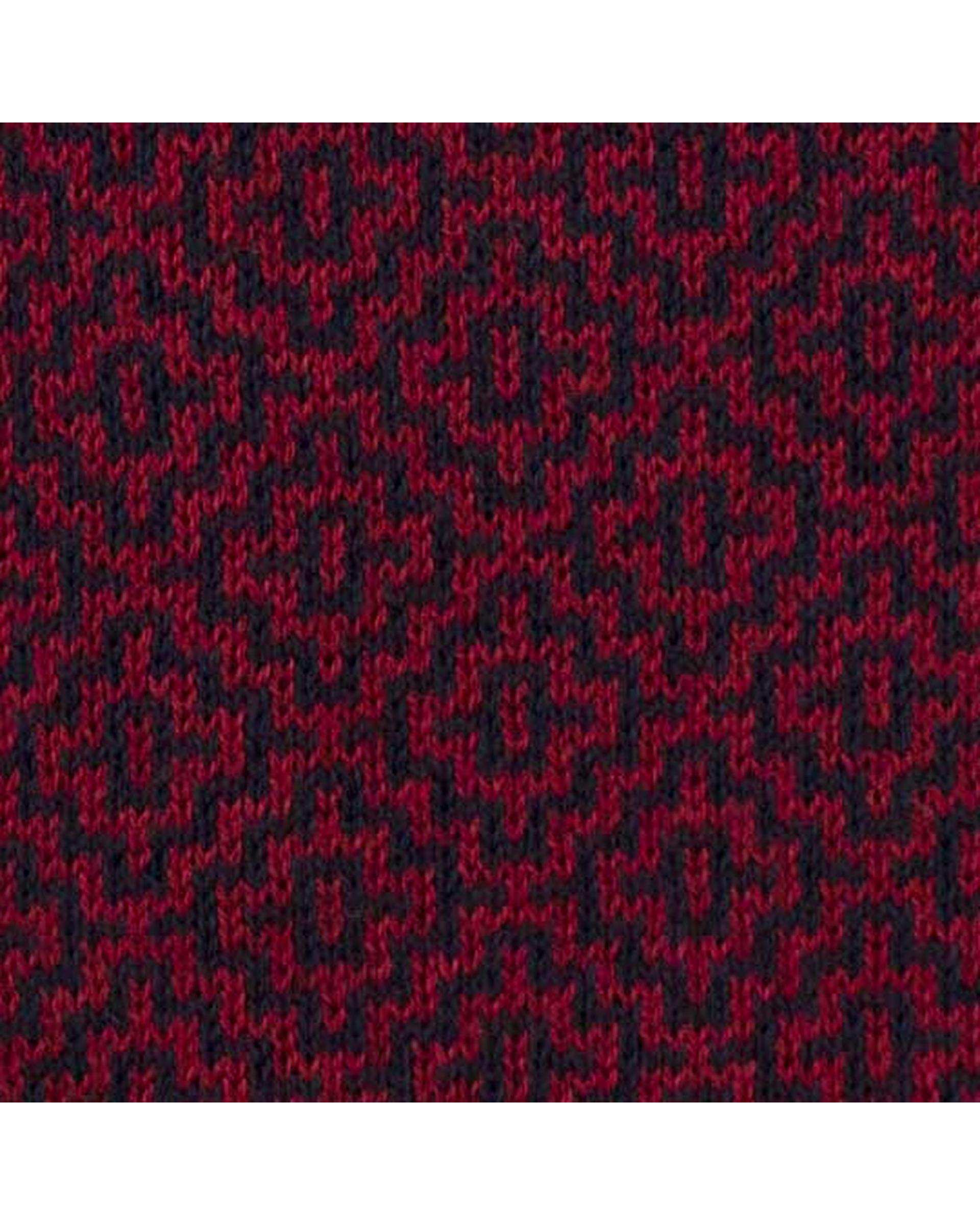 ست کلاه و شال گردن بافت زرشکی سبز تارتن Tartan مدل هندسی کد 214300118