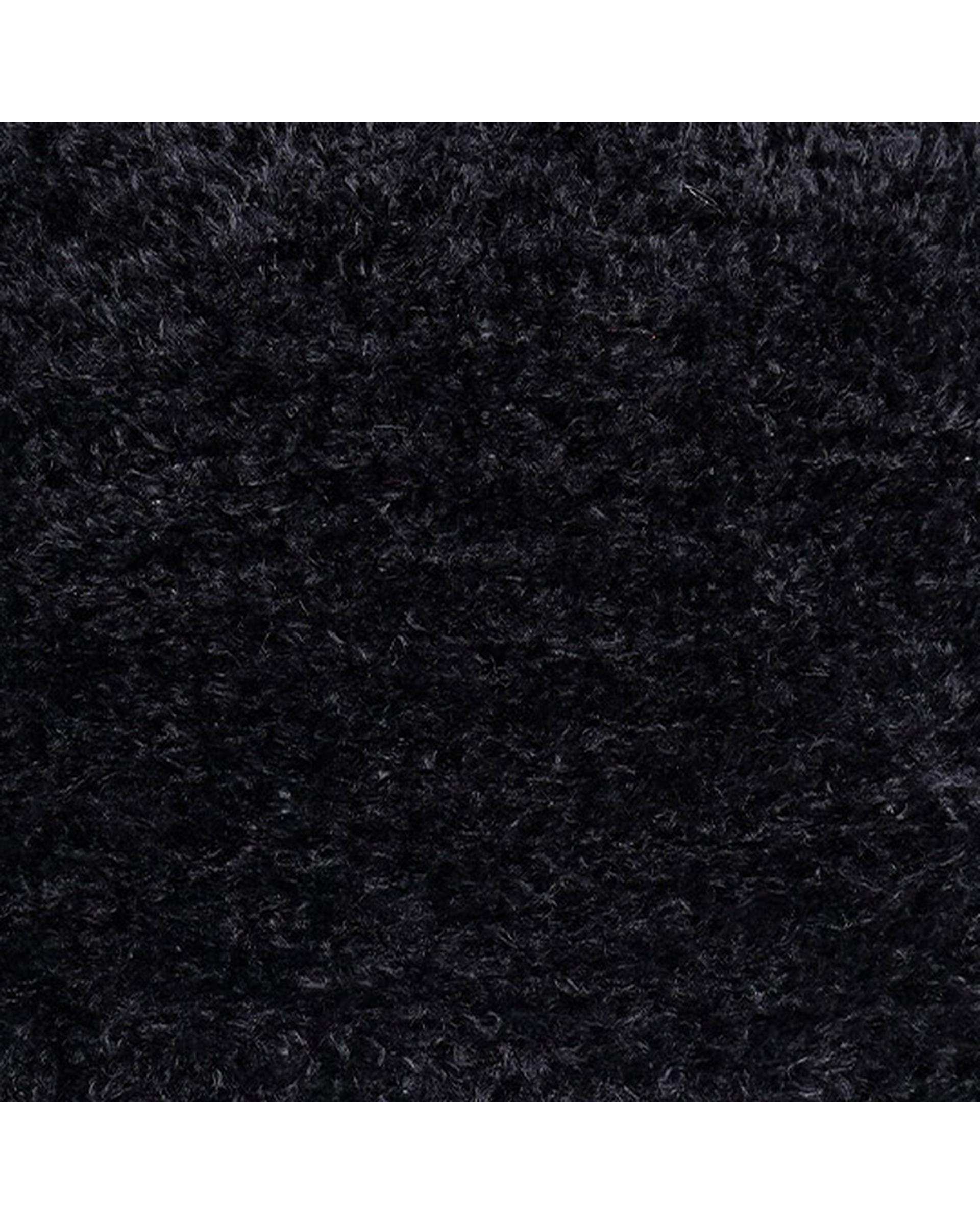 ست کلاه و شال گردن بافت رینگی مشکی تارتن Tartan مدل آرن قلب مروارید کد 232100208