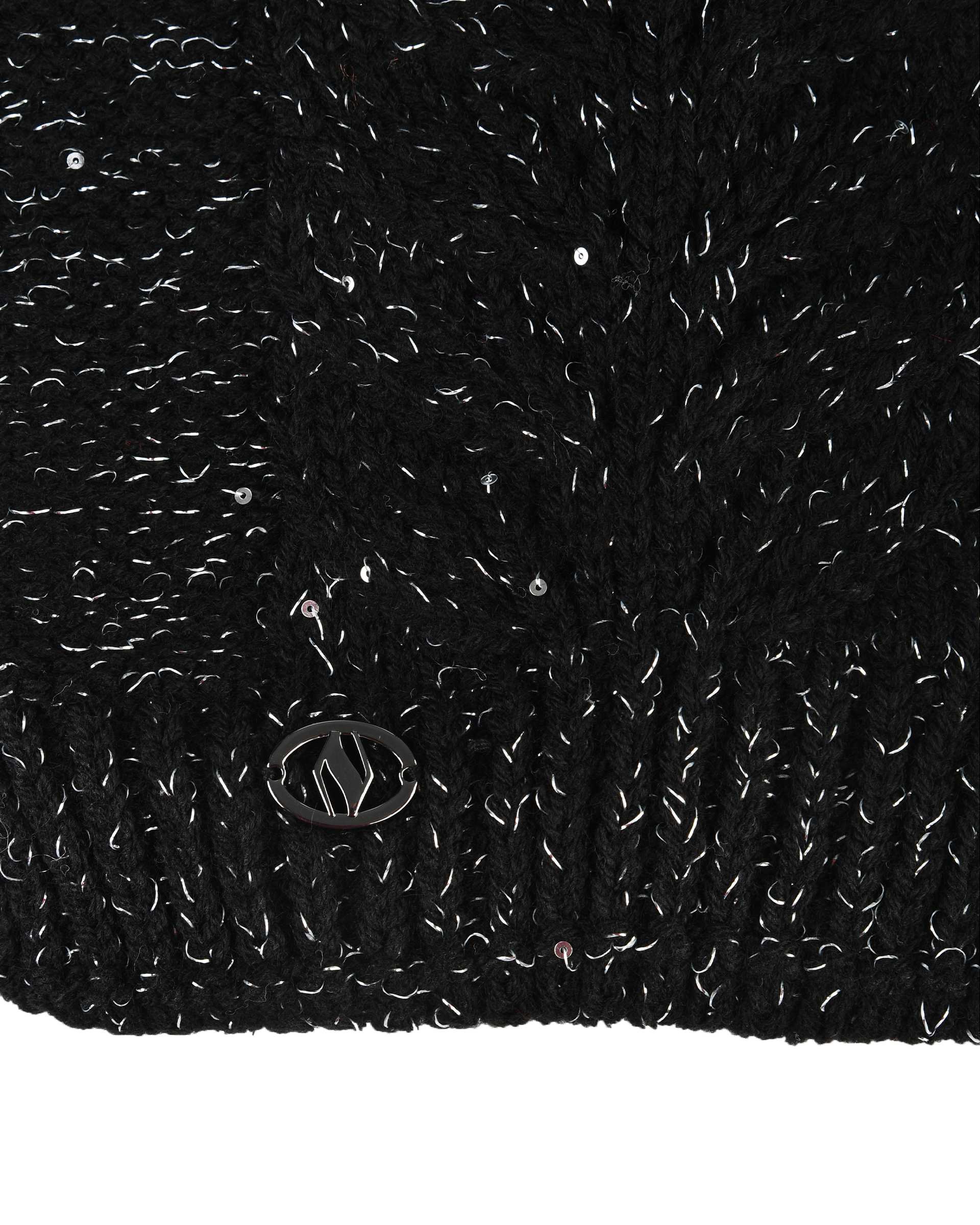 ست کلاه و شال گردن رینگی و دستکش مشکی تارتن Tartan کد 332113433