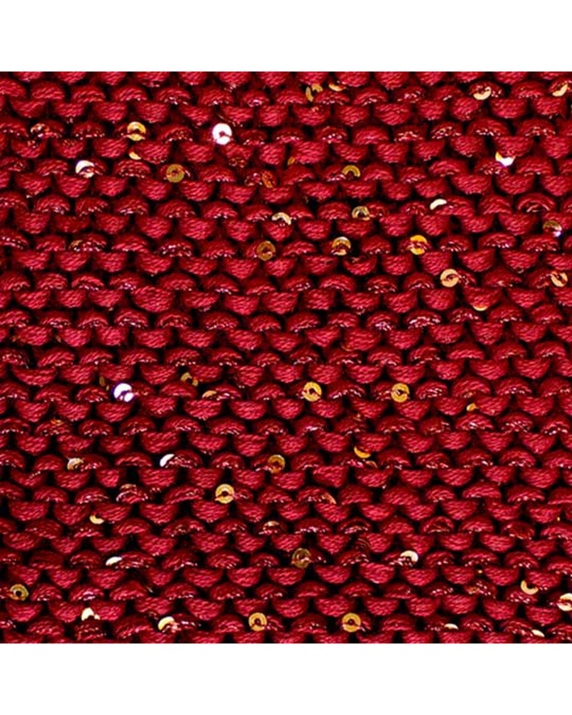 ست کلاه و شال گردن رینگی و دستکش پولکی زرشکی تارتن Tartan کد 332113605