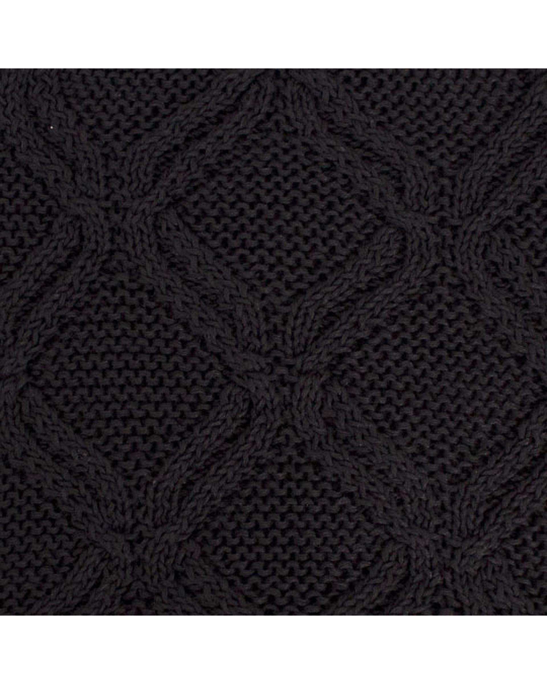 ست کلاه و شال گردن و دستکش مشکی تارتن Tartan کد 333113206