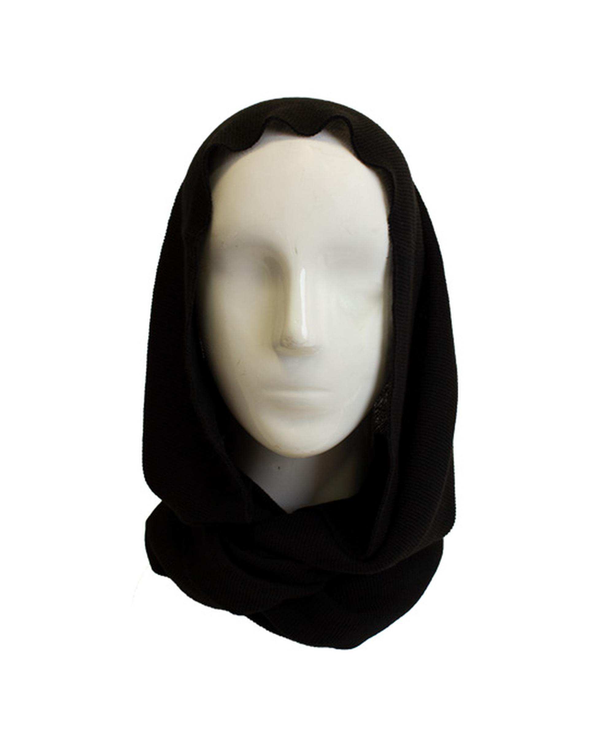 شال گردن بافت رینگی مشکی تارتن Tartan مدل ترانسفر کد 550000114