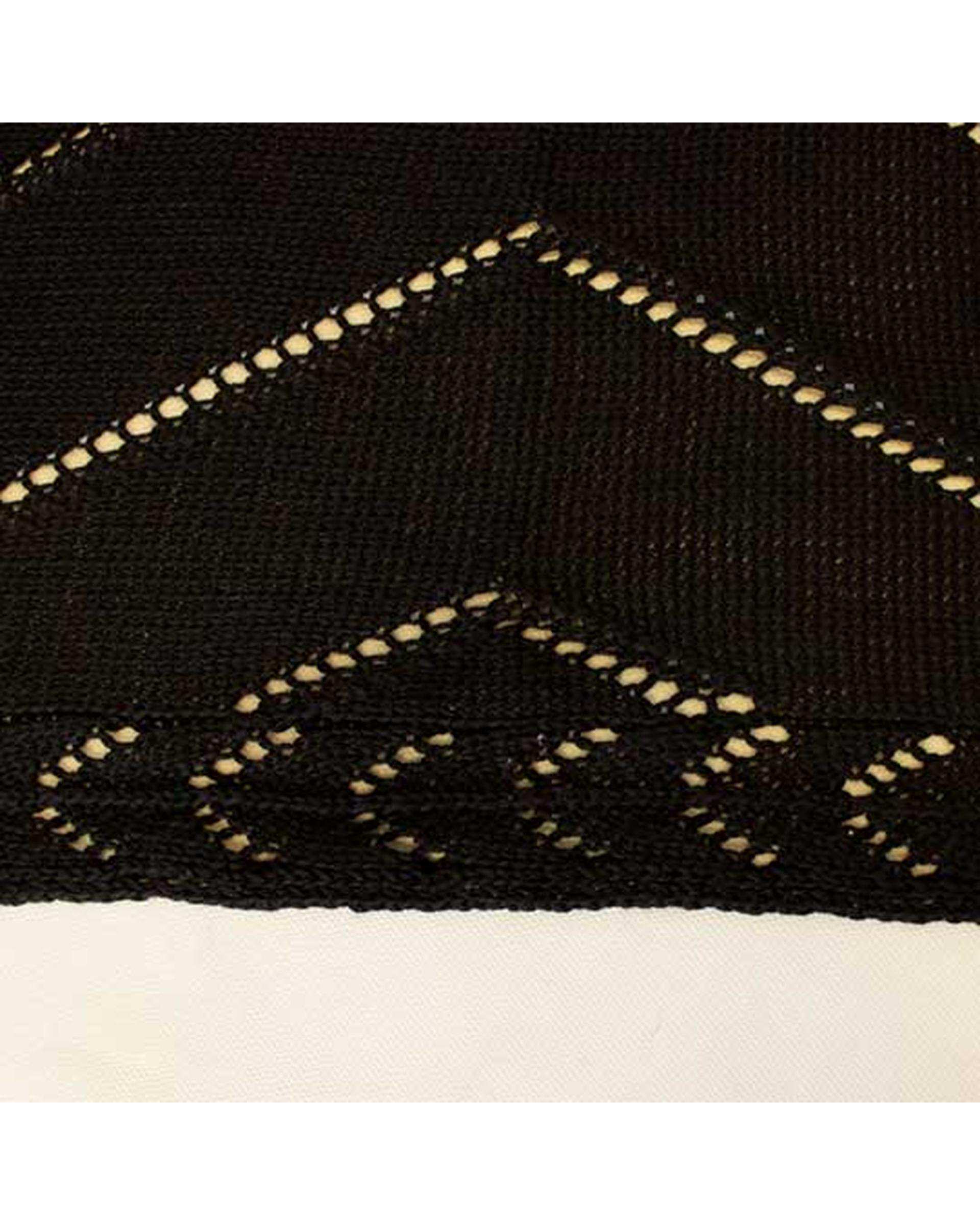 شال گردن بافت مشکی تارتن Tartan مدل آران مثلثی کد 570000436