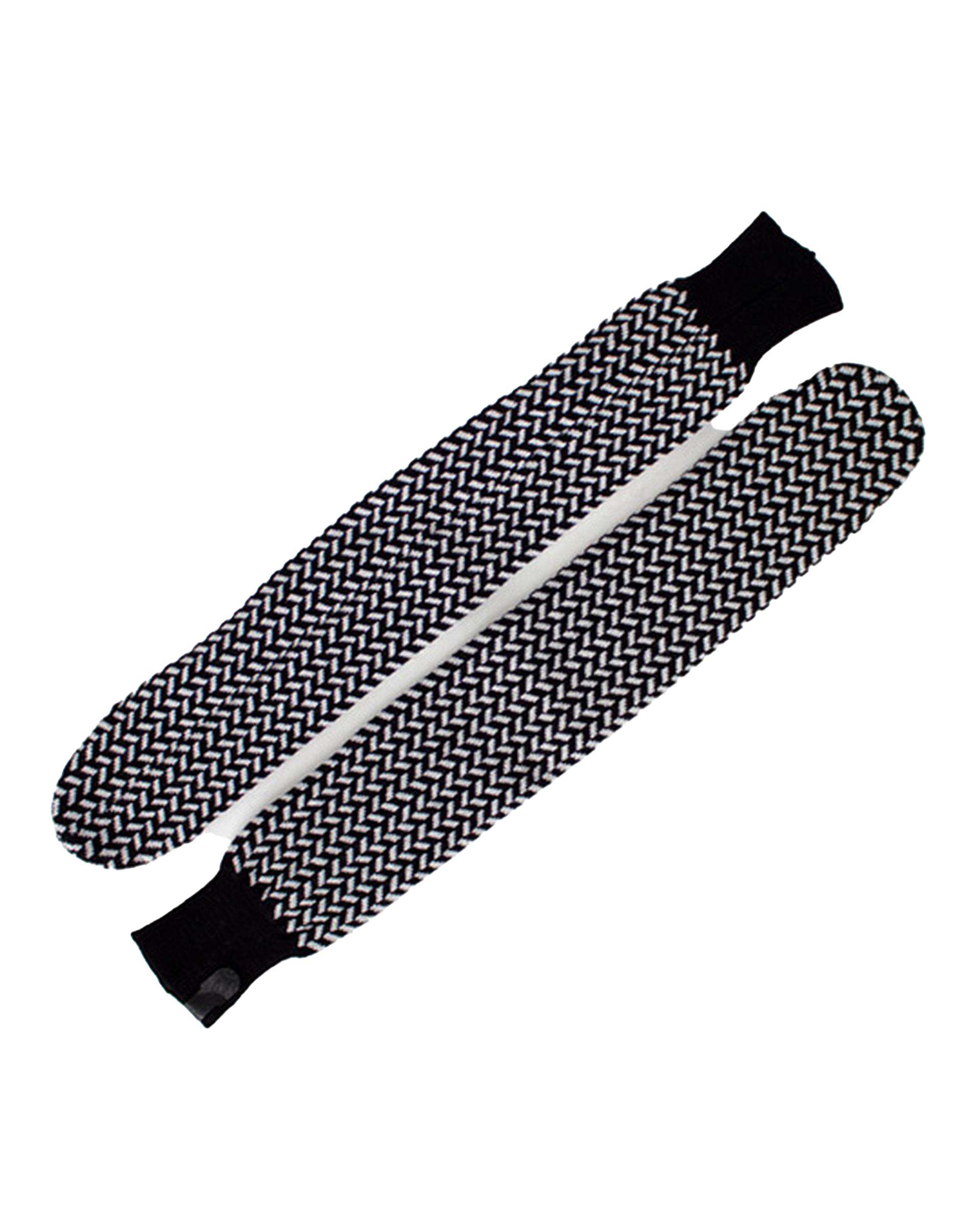 پاپوش بافت مشکی تارتن Tartan مدل جناقی لمه دار کد 800000146