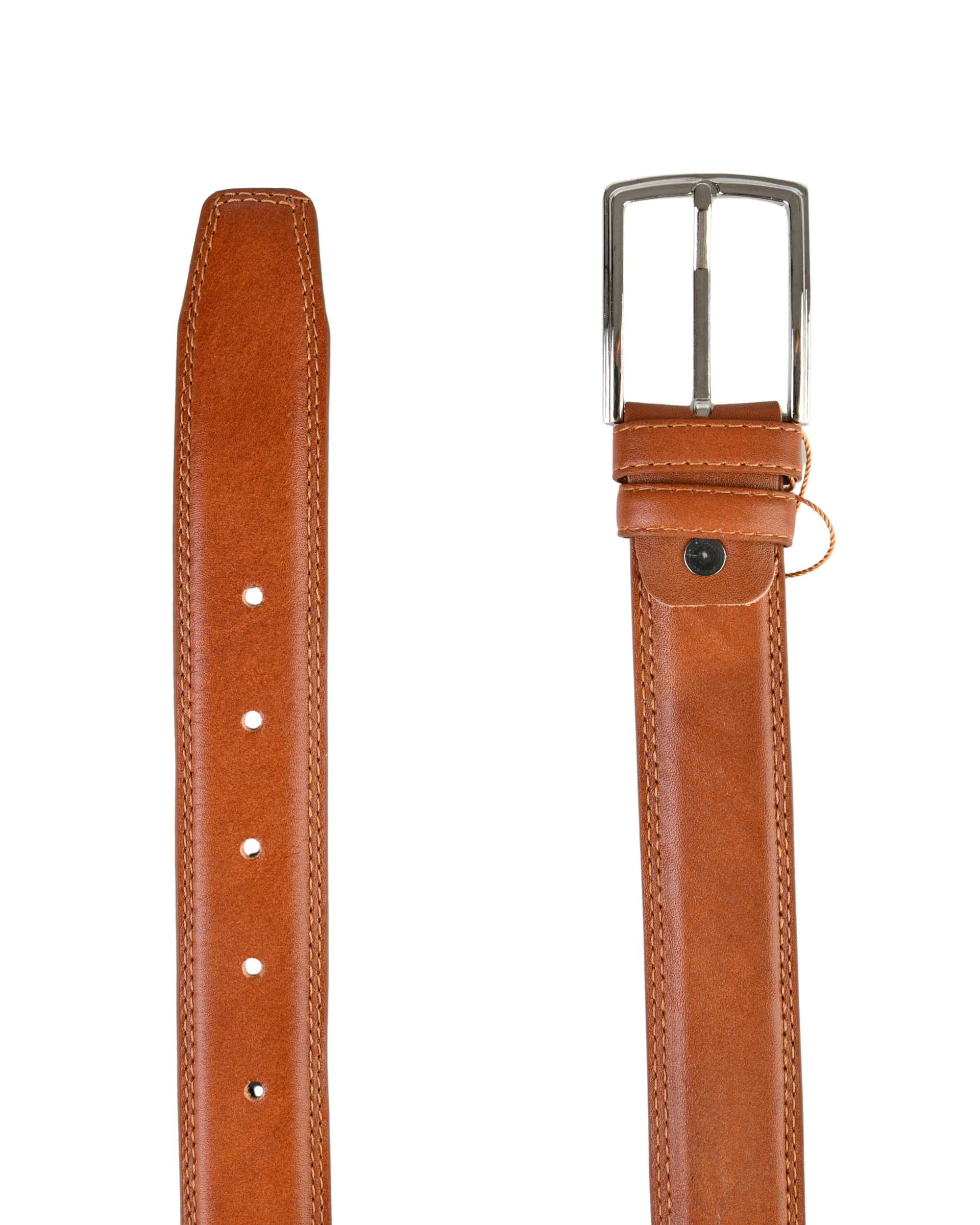 کمربند چرم مردانه عسلی بیسراک Bisrak کد B-801-N120-18