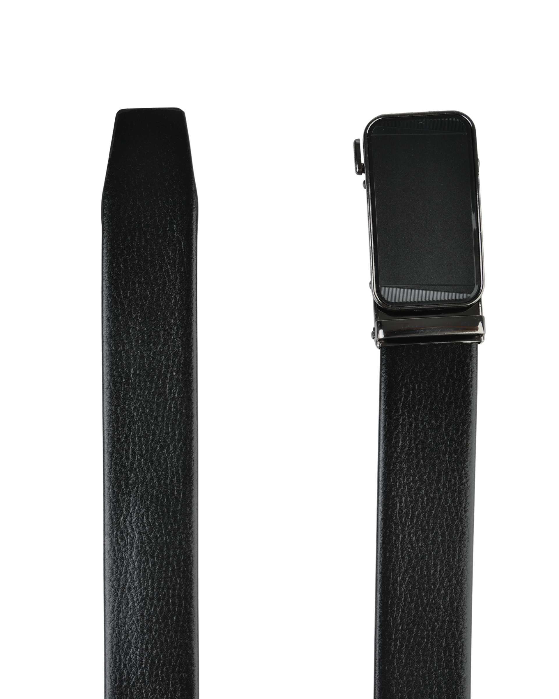 کمربند چرم ریلی مردانه مشکی بیسراک Bisrak کد B-913-N120-99