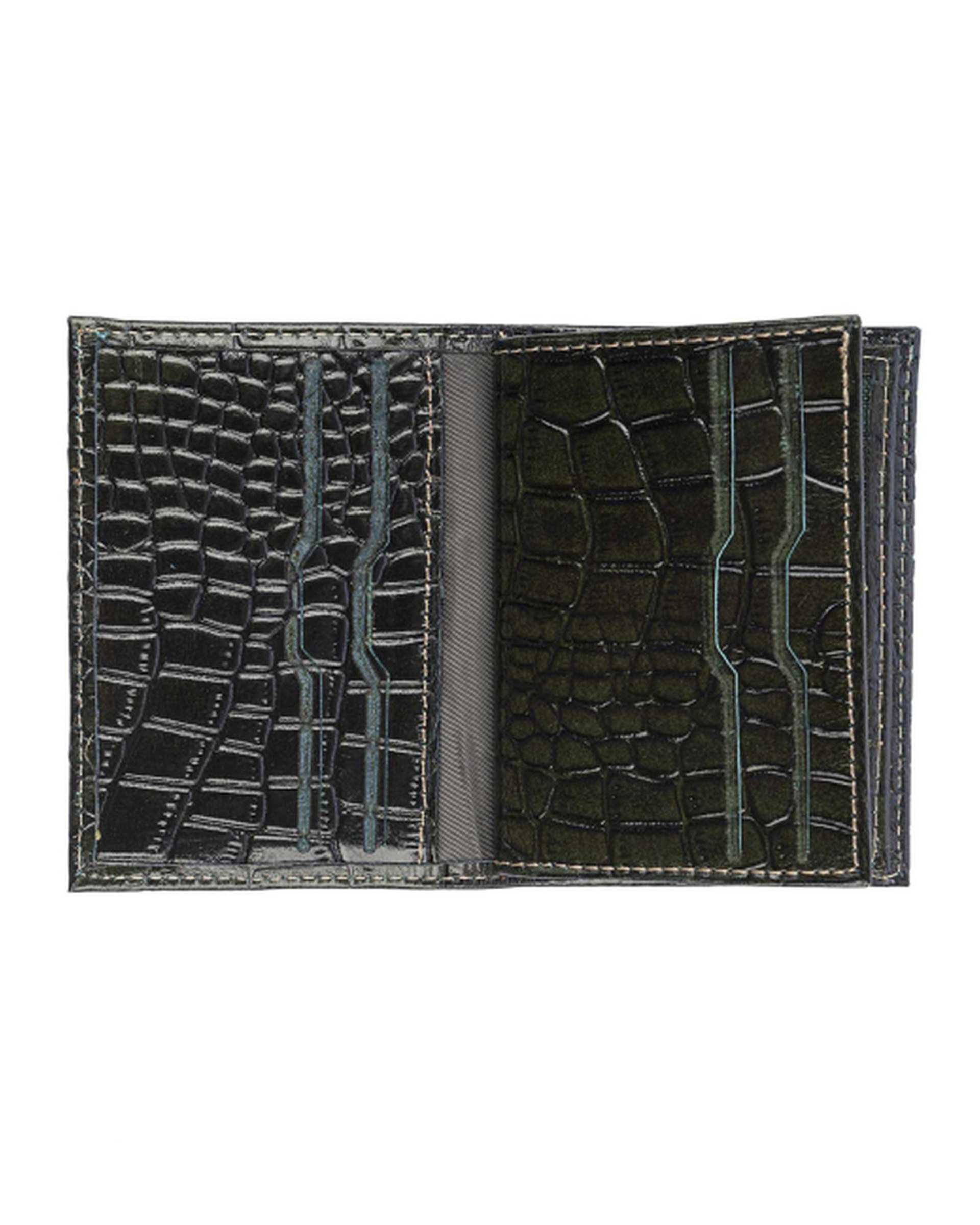 جاکارتی چرم سبز تیره بیسراک Bisrak کد CH-115-R45