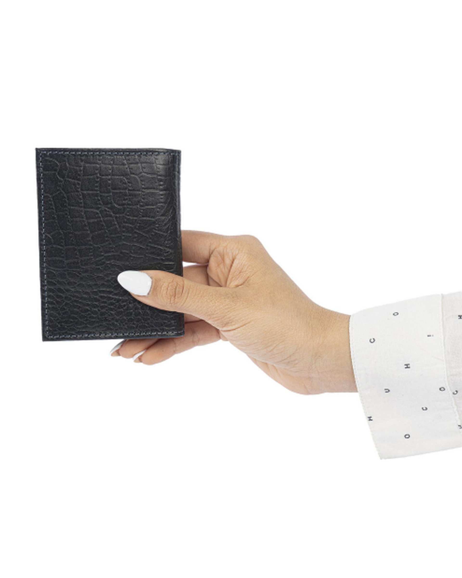 جاکارتی چرم مشکی بیسراک Bisrak کد CH-115-R99