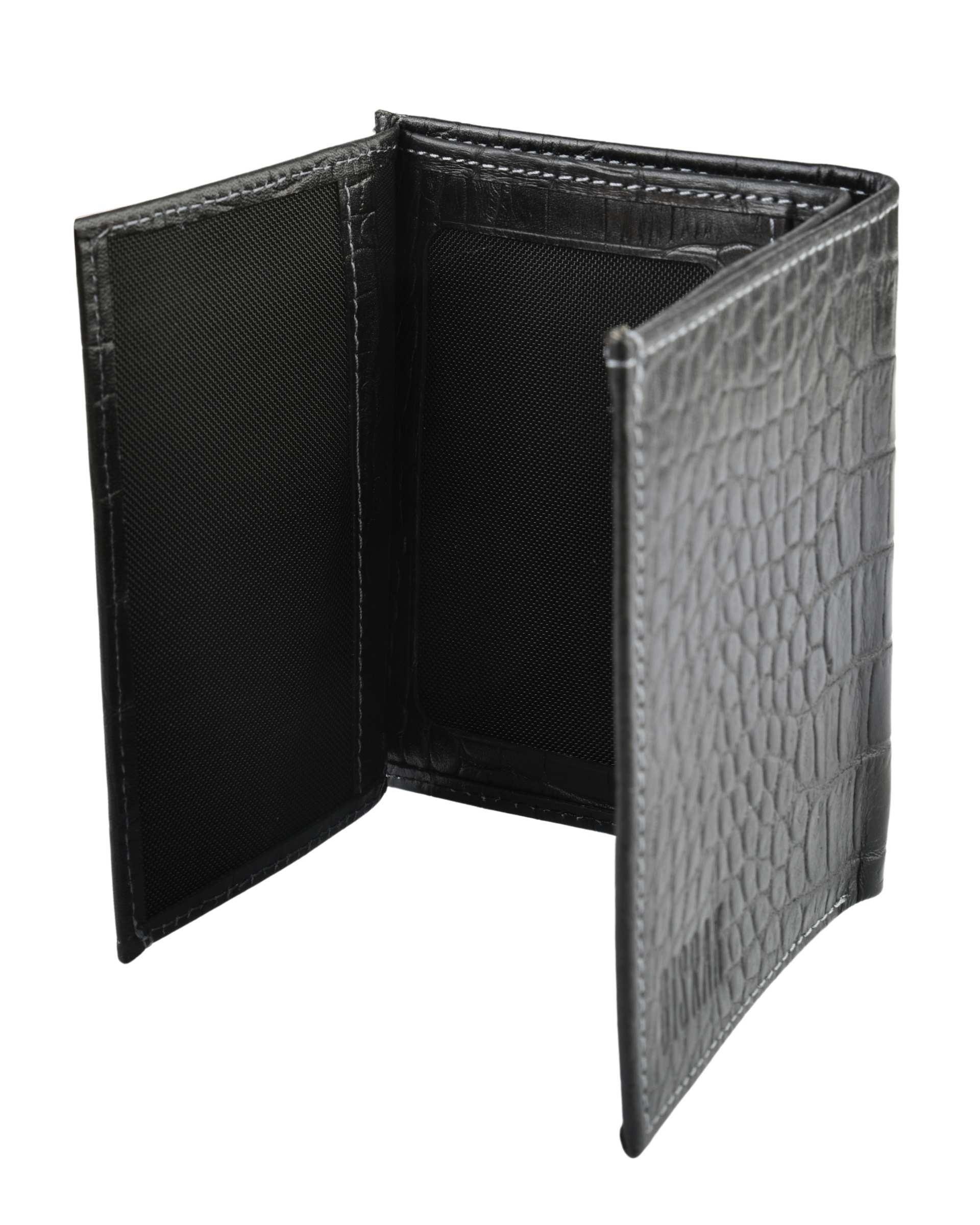 کیف پول چرم جیبی مشکی بیسراک Bisrak کد PW-306-R99