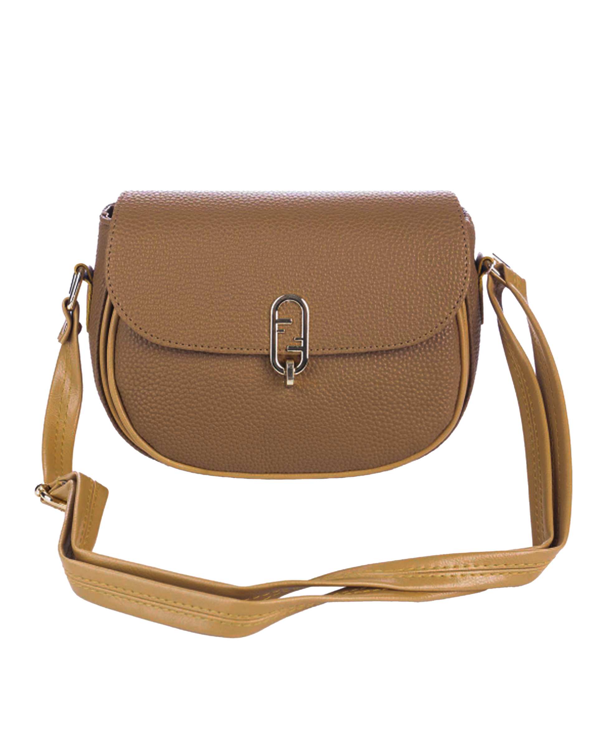 کیف دوشی زنانه گردویی بیسراک Bisrak کد Sl-1640-10