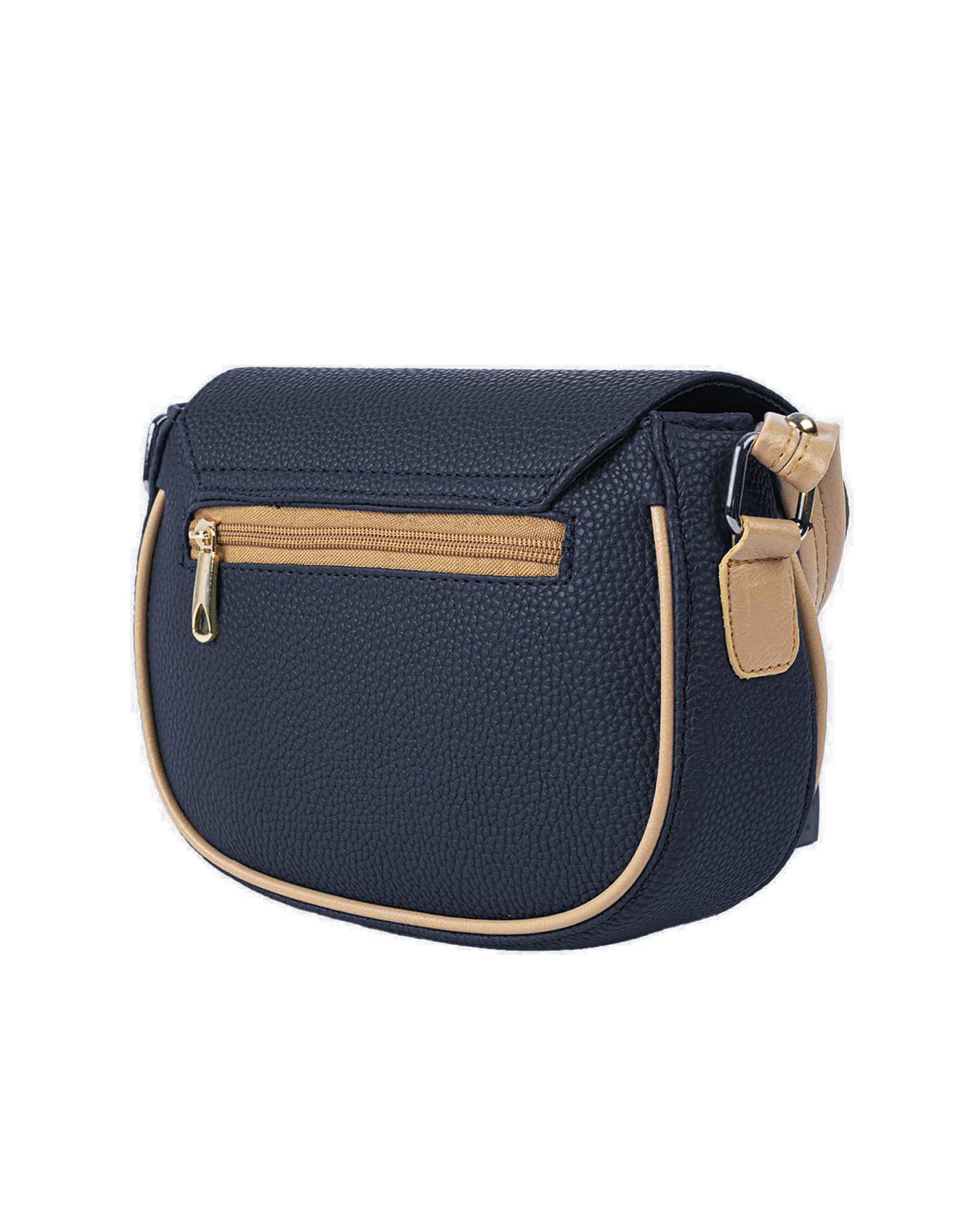 کیف دوشی زنانه سرمه ای بیسراک Bisrak کد Sl-1640-59